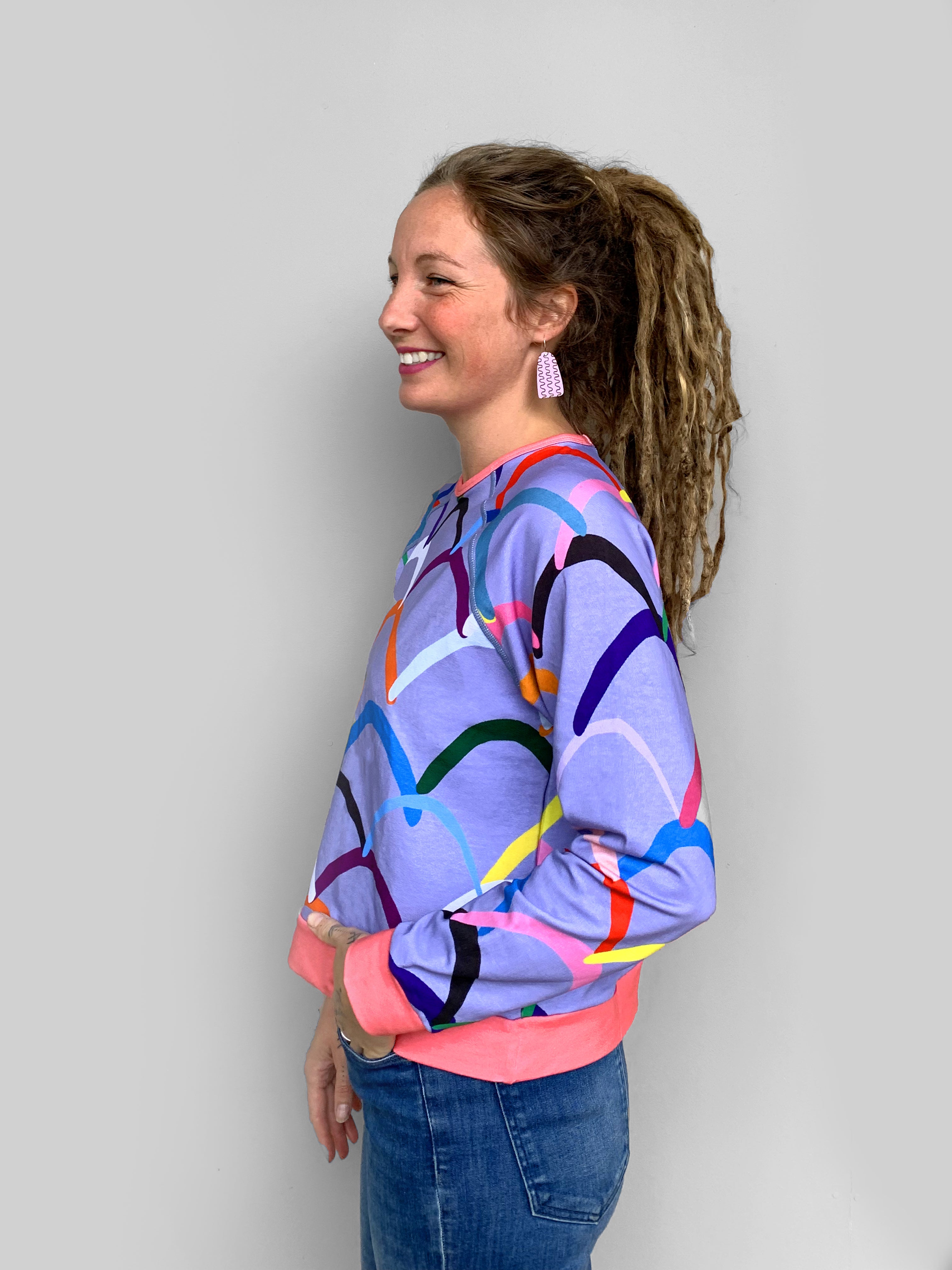 LAST ONE Coloured Hills Jumper