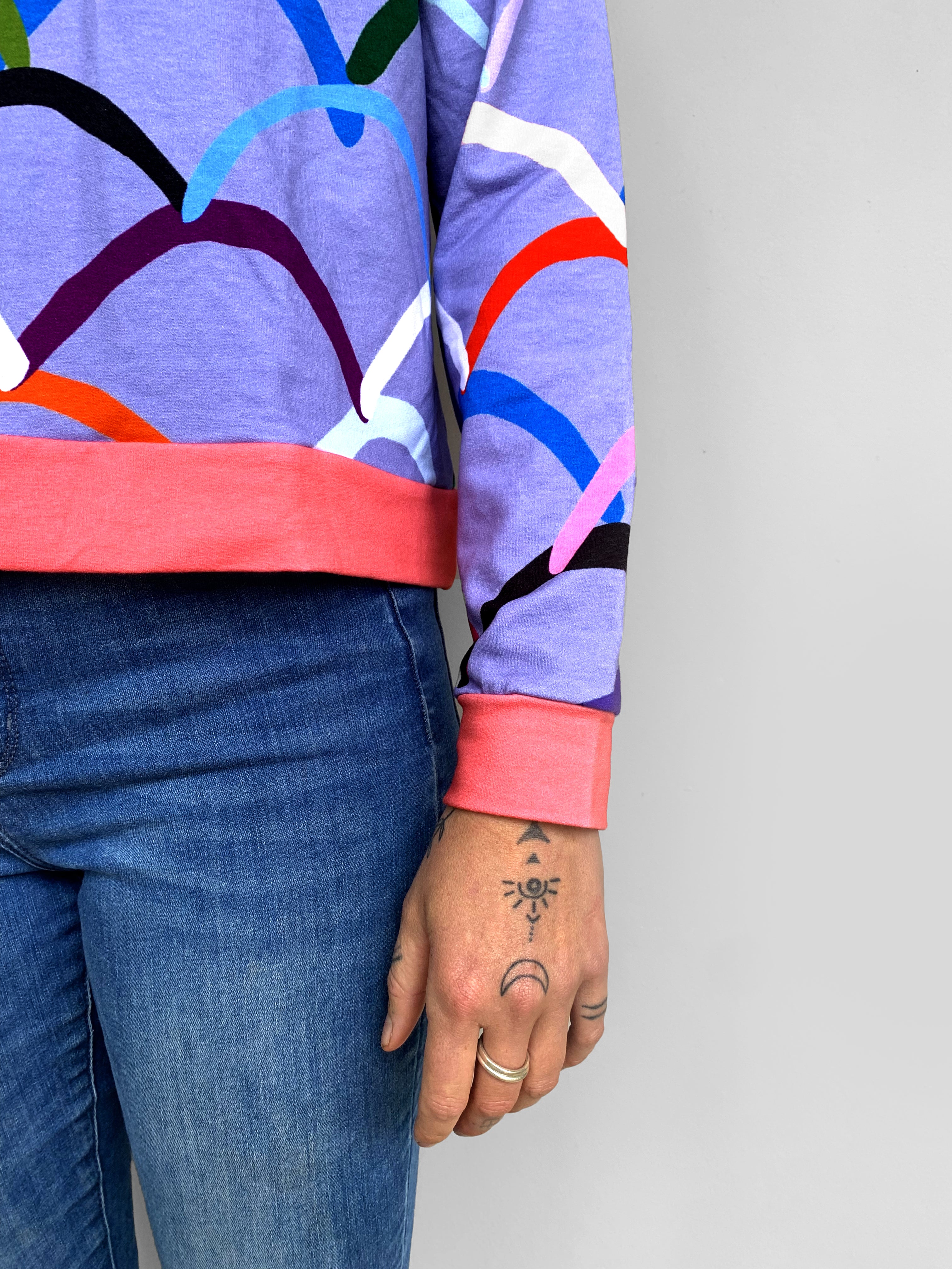 LAST ONE Coloured Hills Jumper