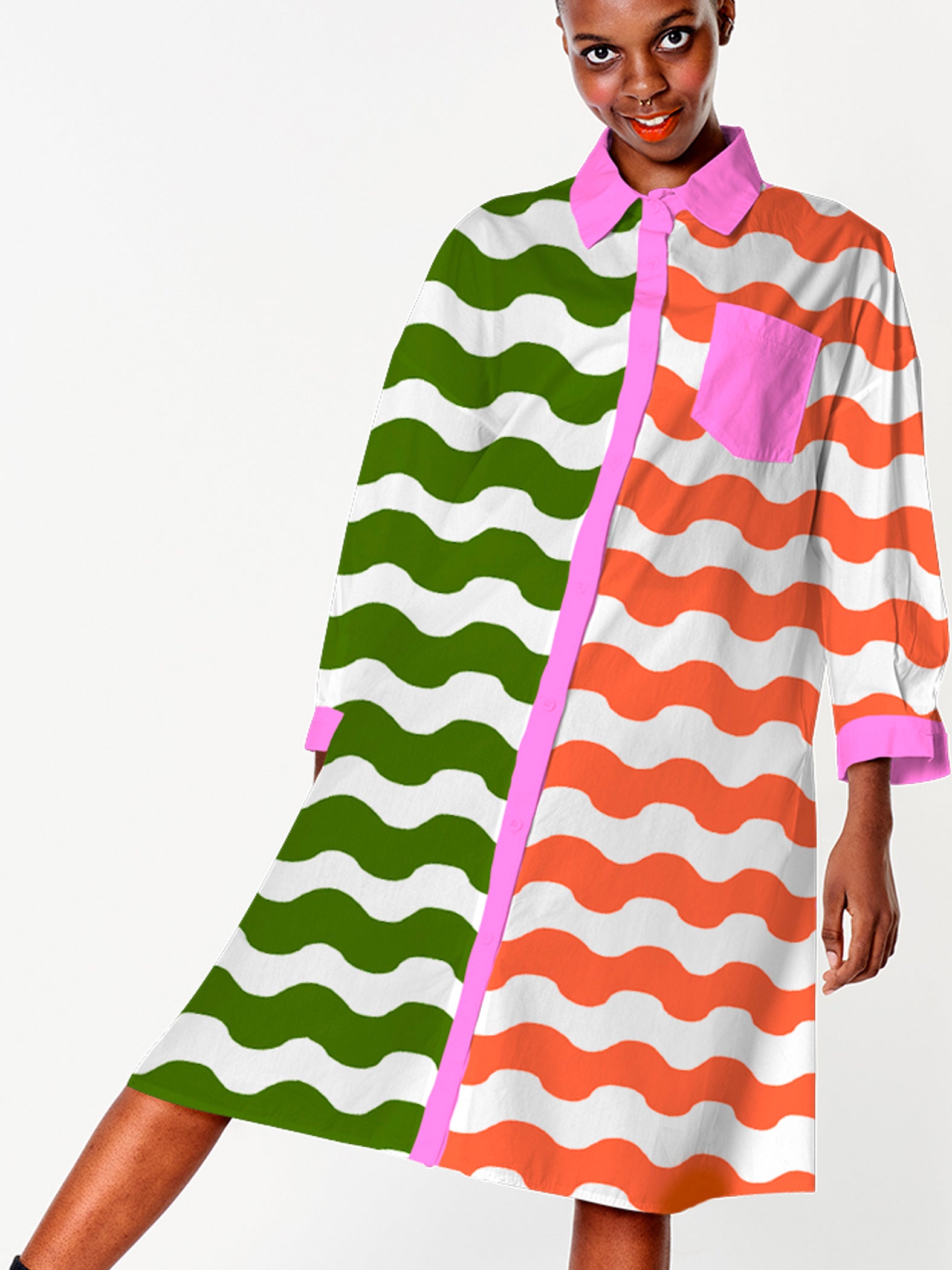 Seaweed organic cotton linen
