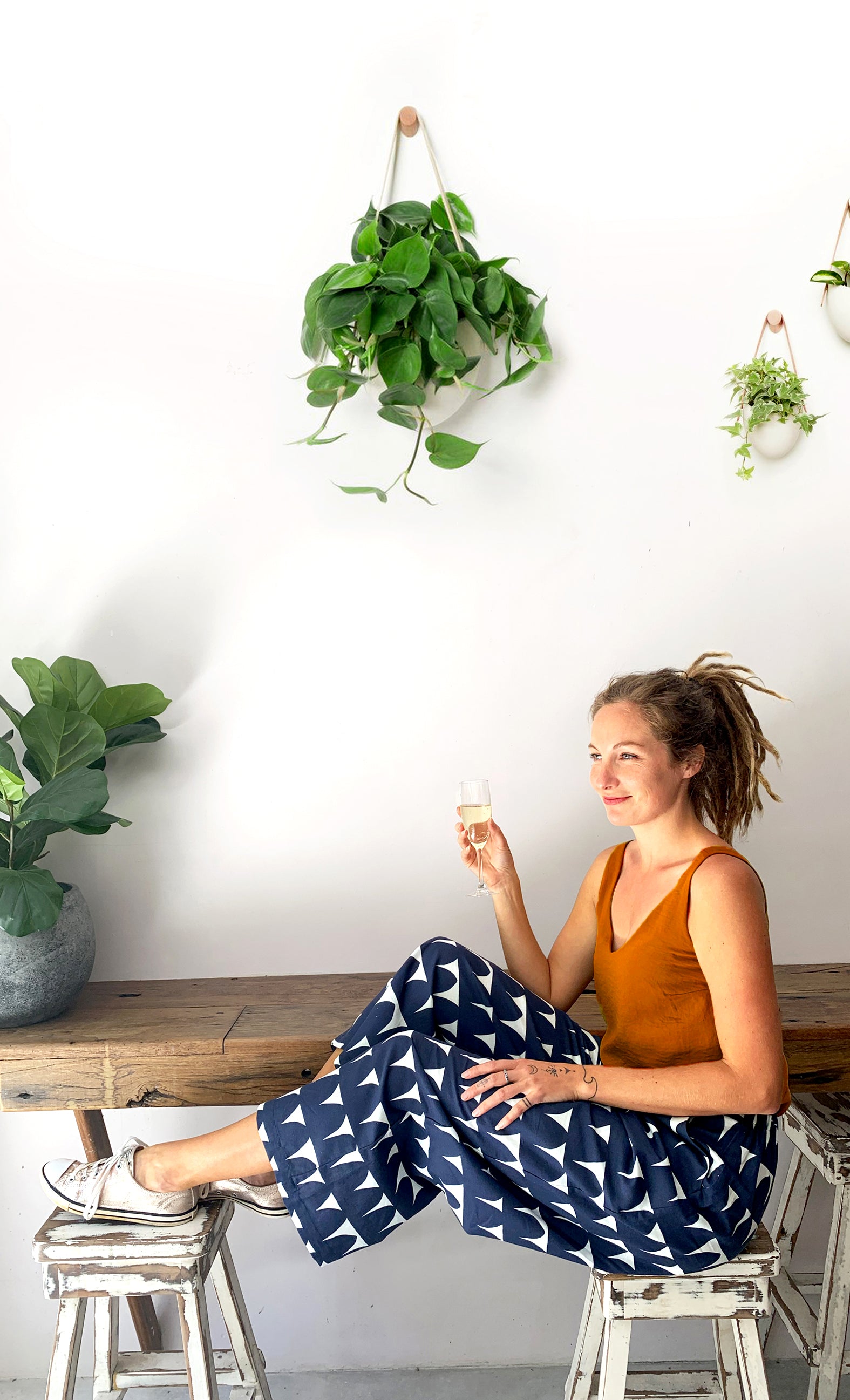 Waterhole Ripples 100% linen cotton pant's (4113953816672)