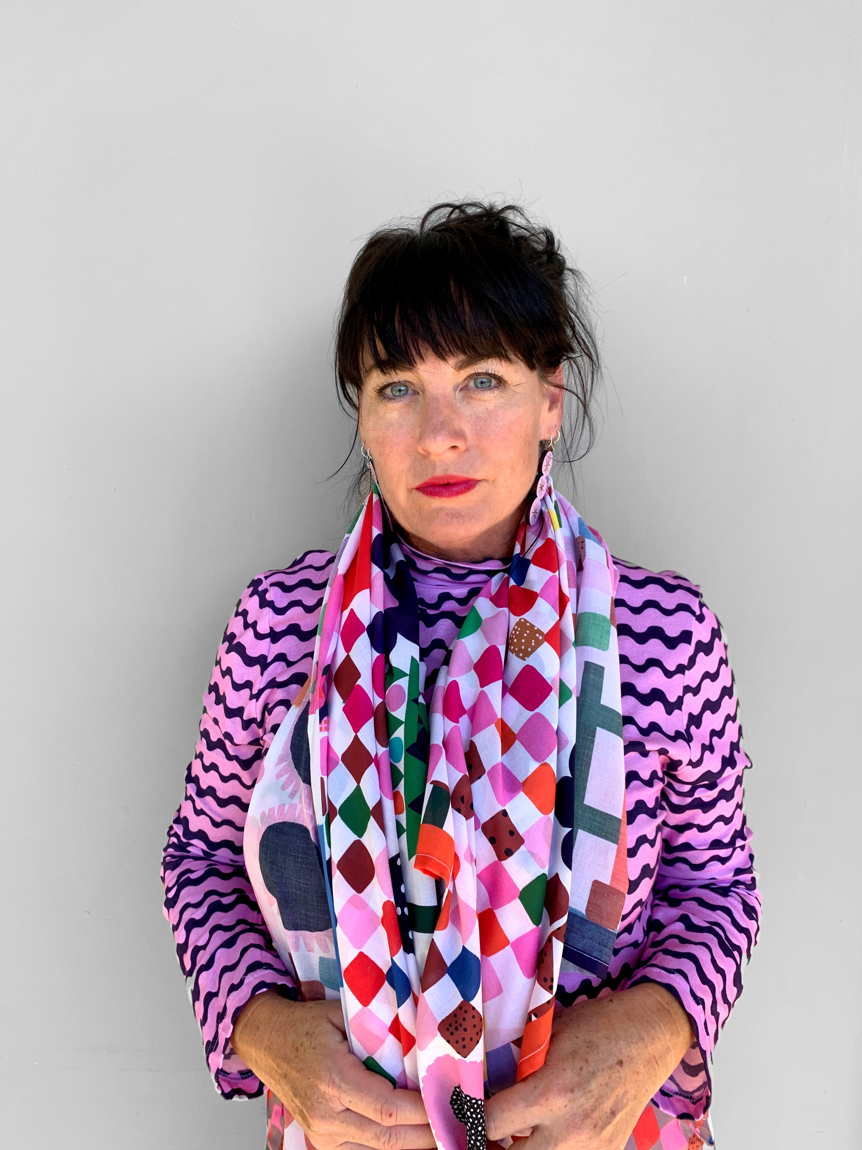 Check Bomb 100% cotton scarf (6858603397273)
