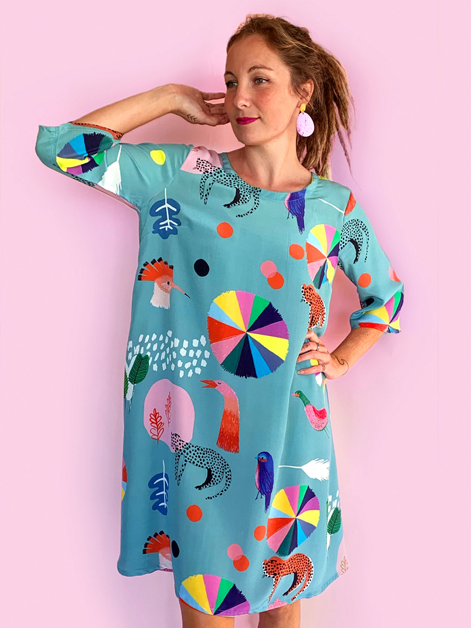 Spells mint viscose crepe