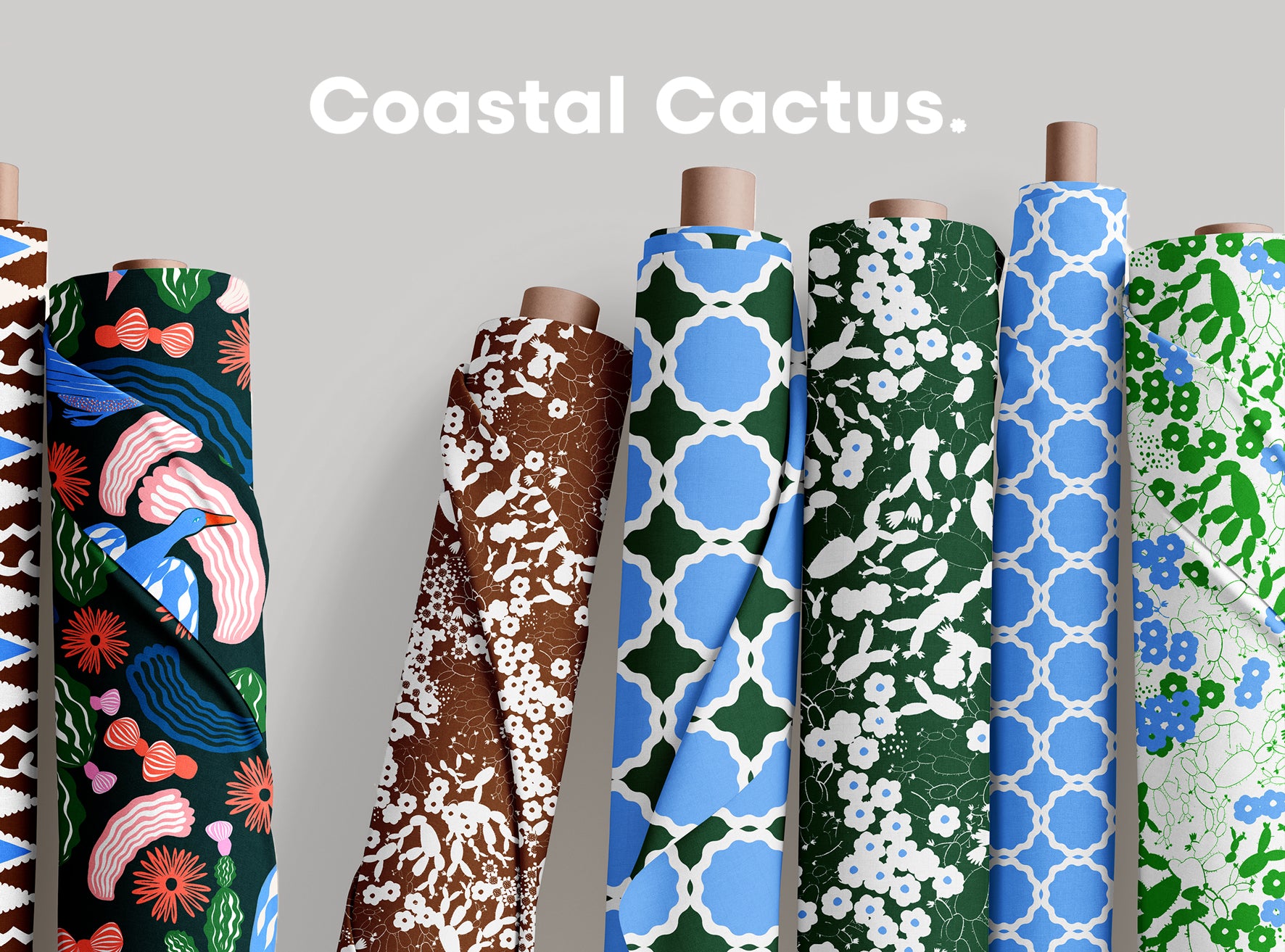 Coastal Cactus Fabric