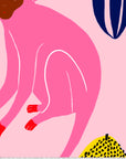Pink Monkey VOILE (CUT PIECE 60CM)