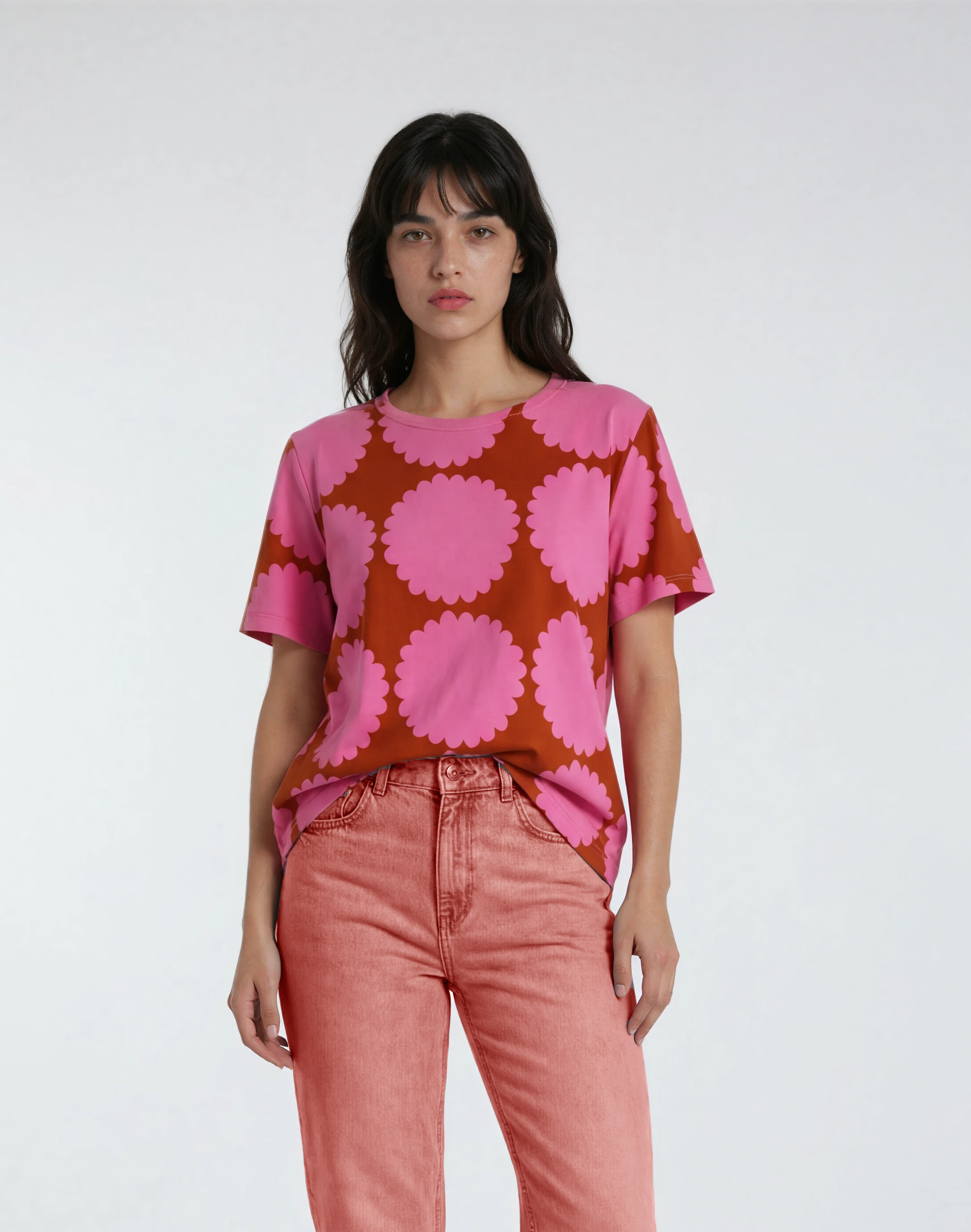 Pink Bloom Jersey Top ~ last ones