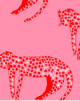 Pink Leopard COTTON VOILE (CUT PIECE 1.3M)