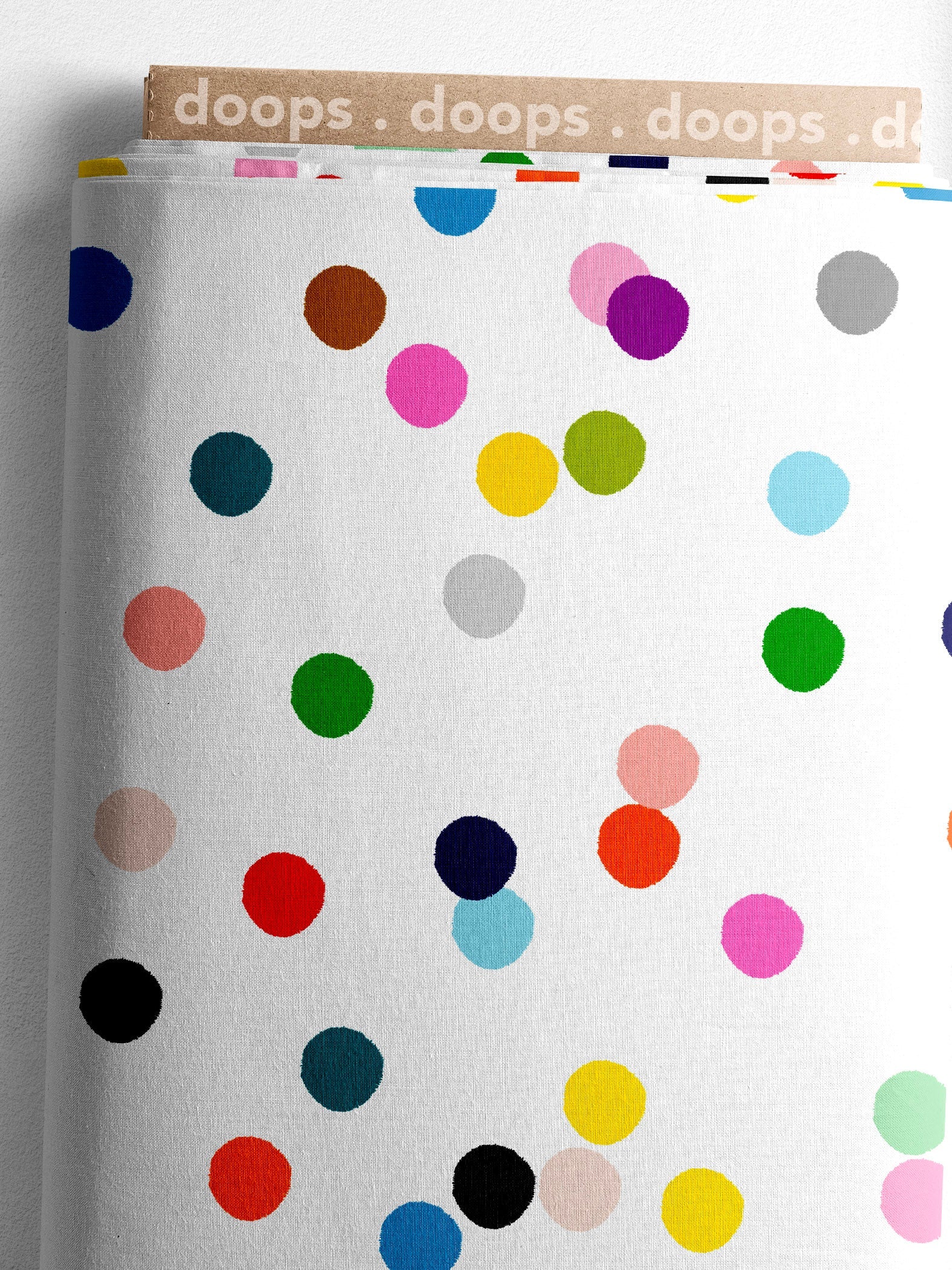 Confetti (white) cotton jersey(cut piece 1M) large scale