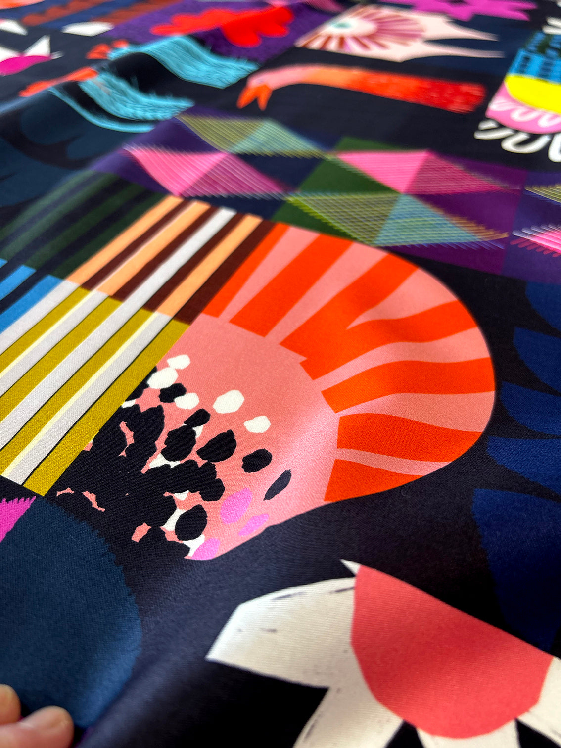 Doops Check Play jersey (CUT PIECE 50CM)