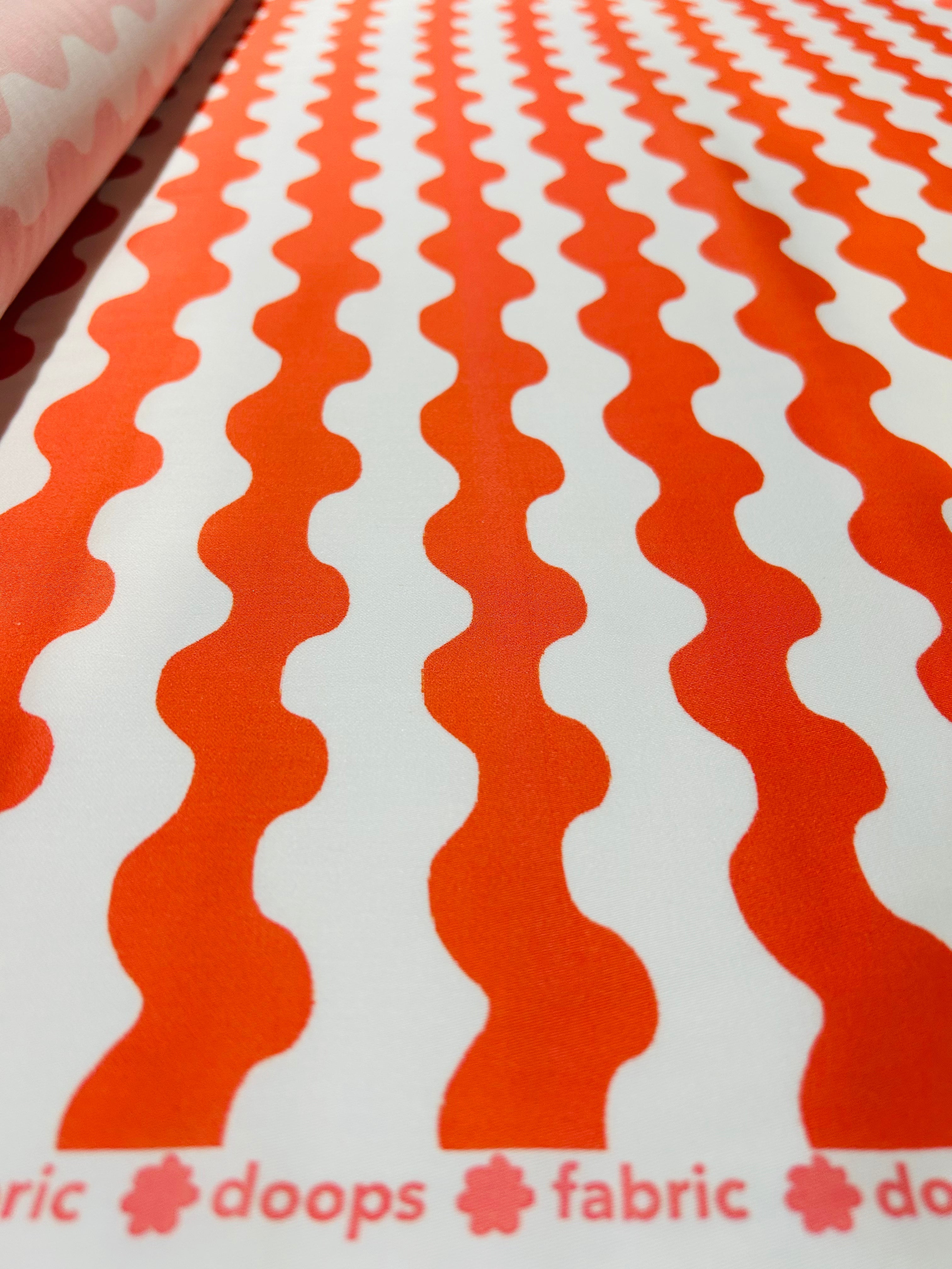 Coral Seaweed cotton (CUT PIECE 1.2M $15)