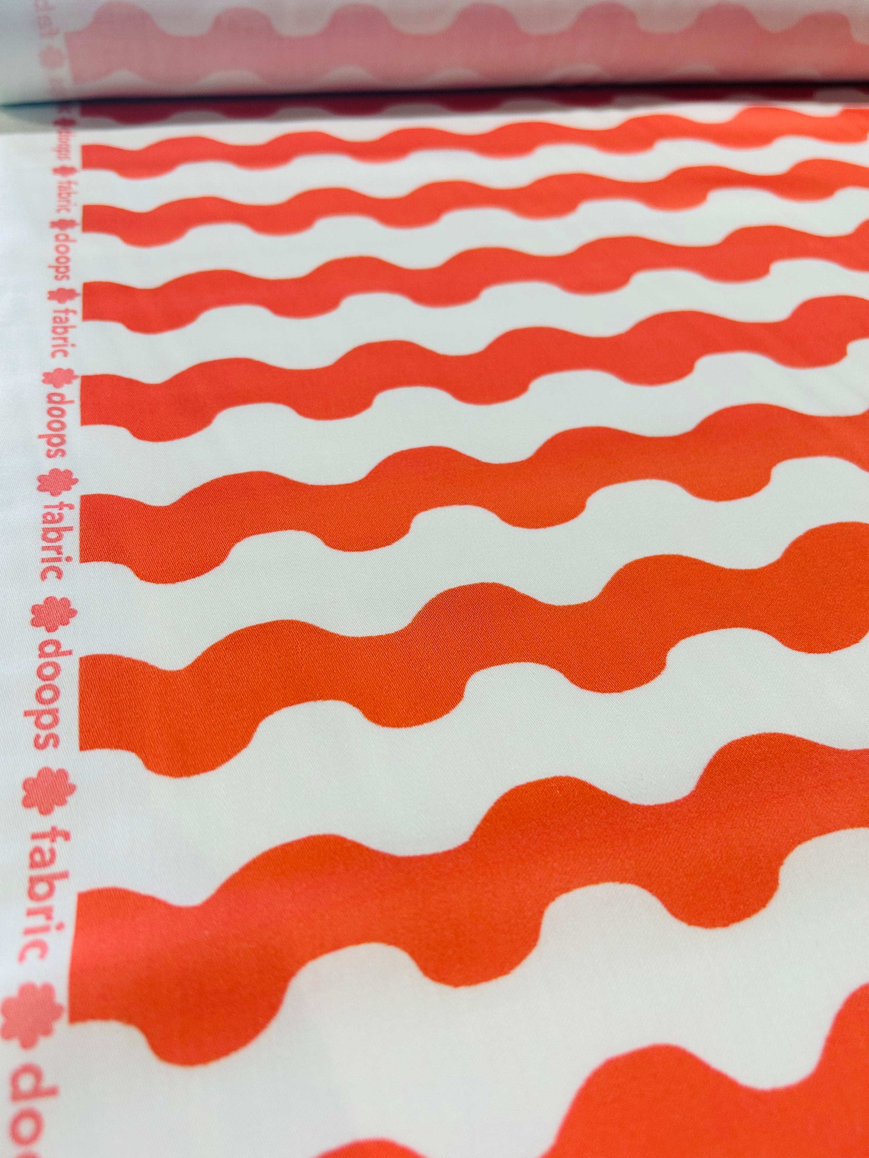 Coral Seaweed cotton