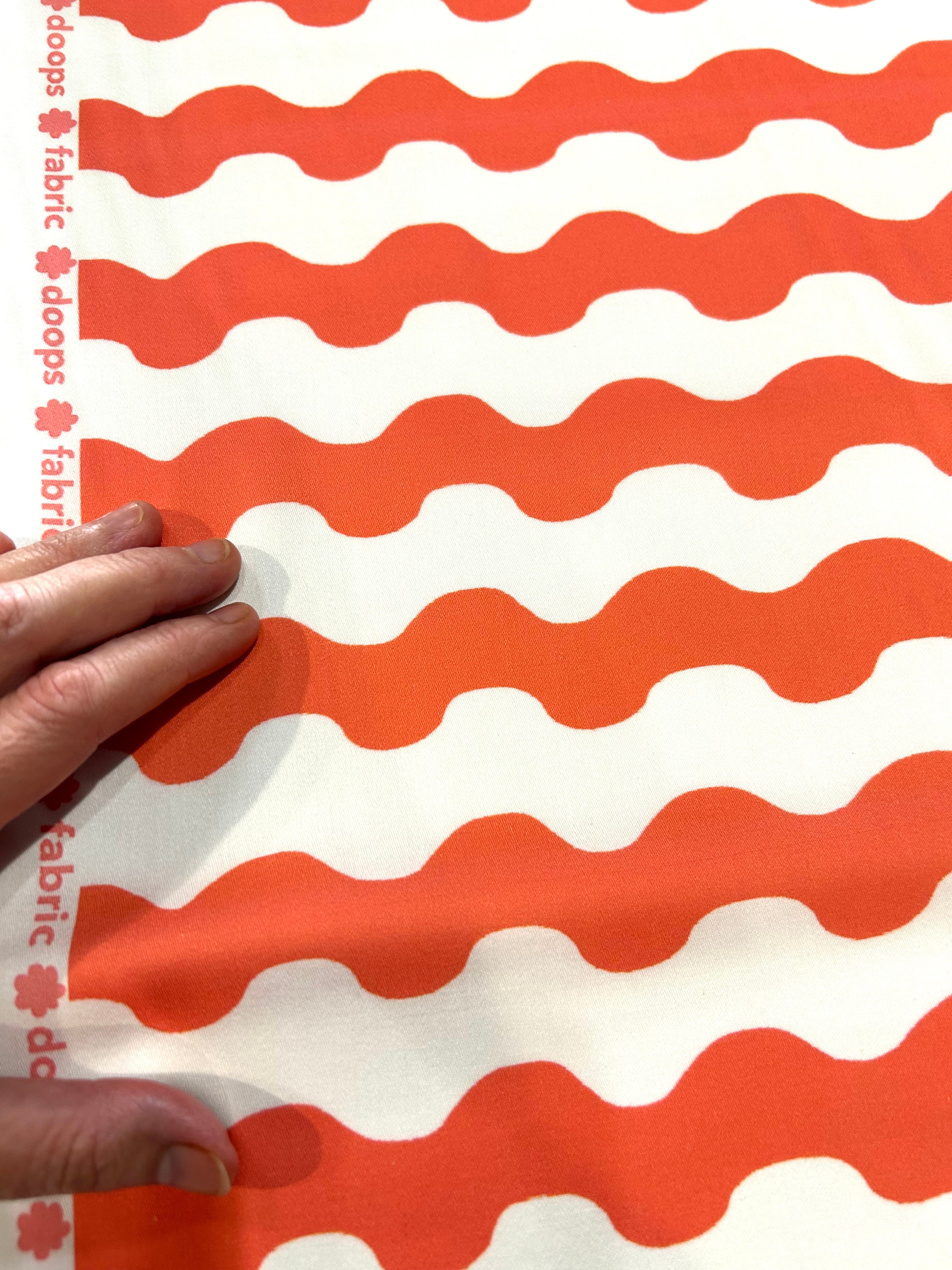 Coral Seaweed cotton (CUT PIECE 1.2M $15)