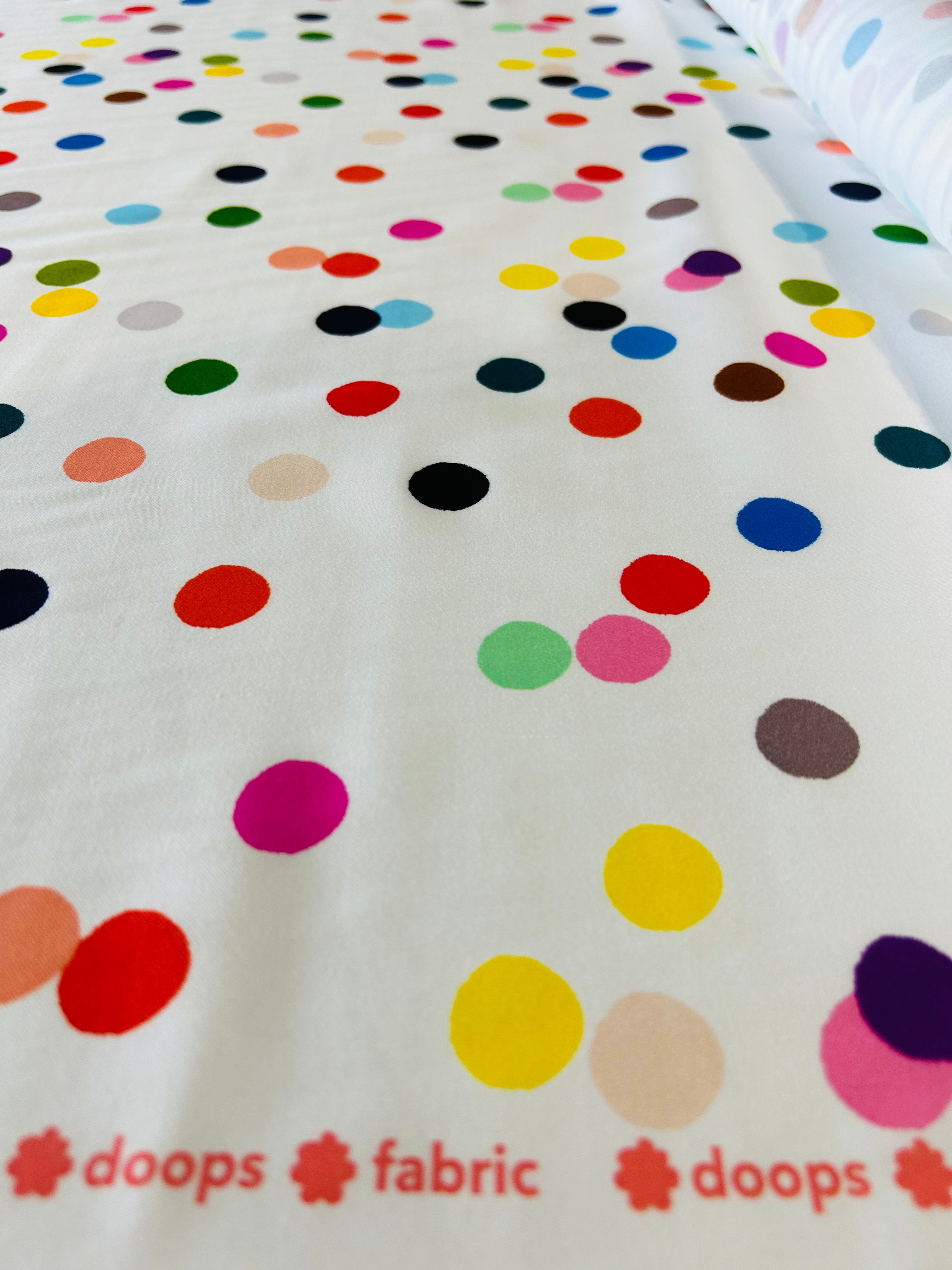 Confetti (white) cotton jersey(cut piece 1M) large scale