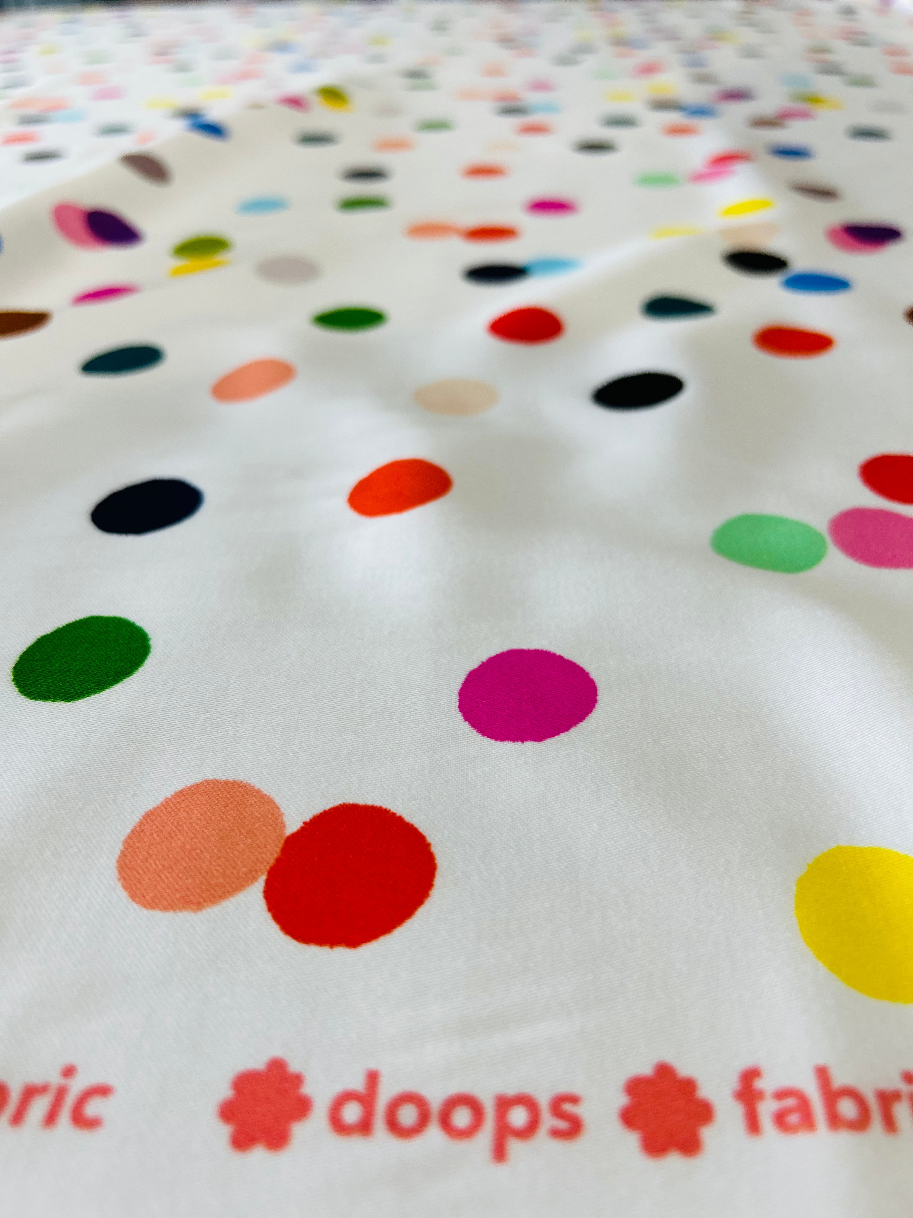 Confetti (white) cotton jersey(cut piece 1M) large scale