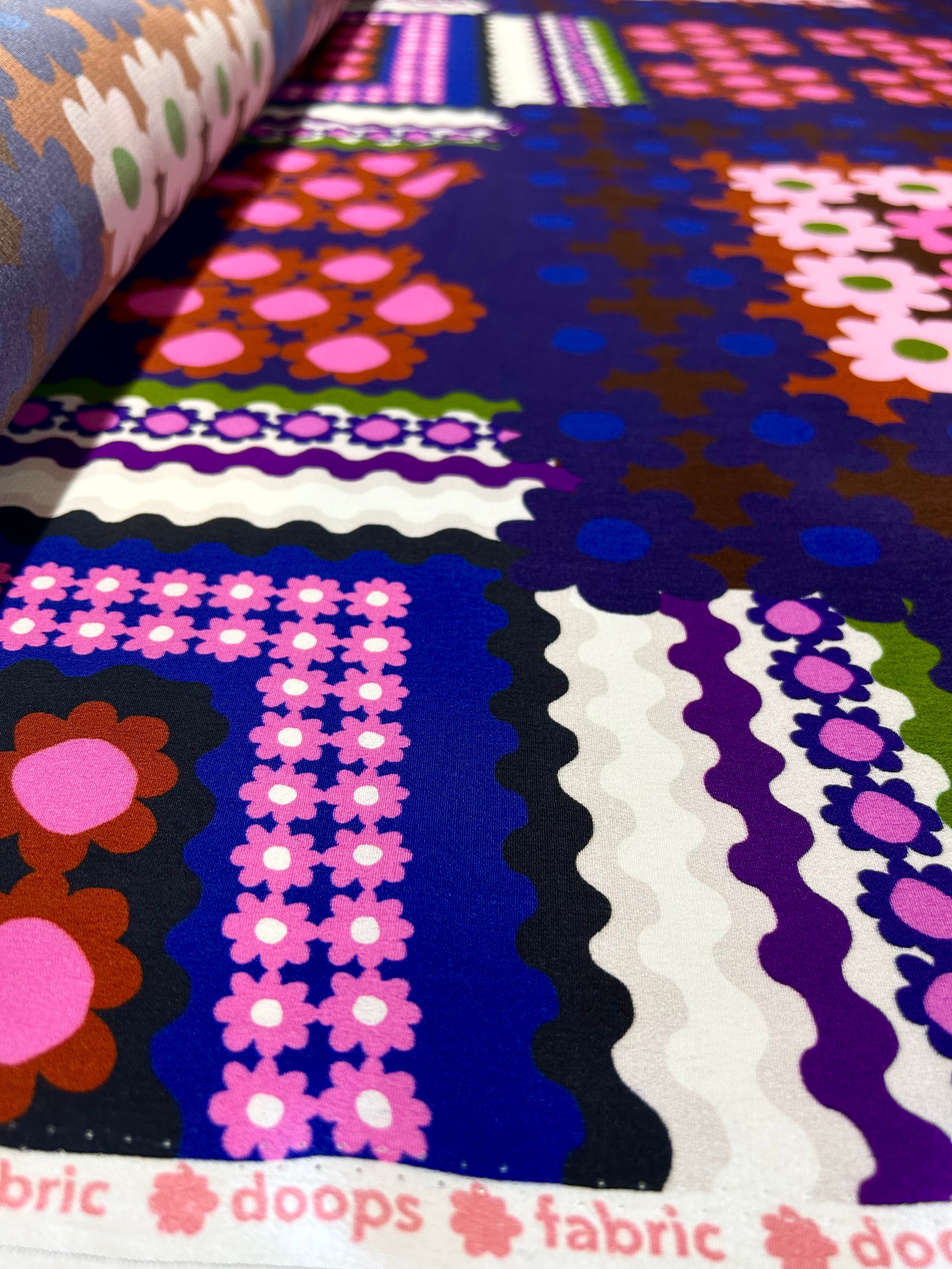 Bloom Vibe viscose crepe (CUT PIECE 3M $40)