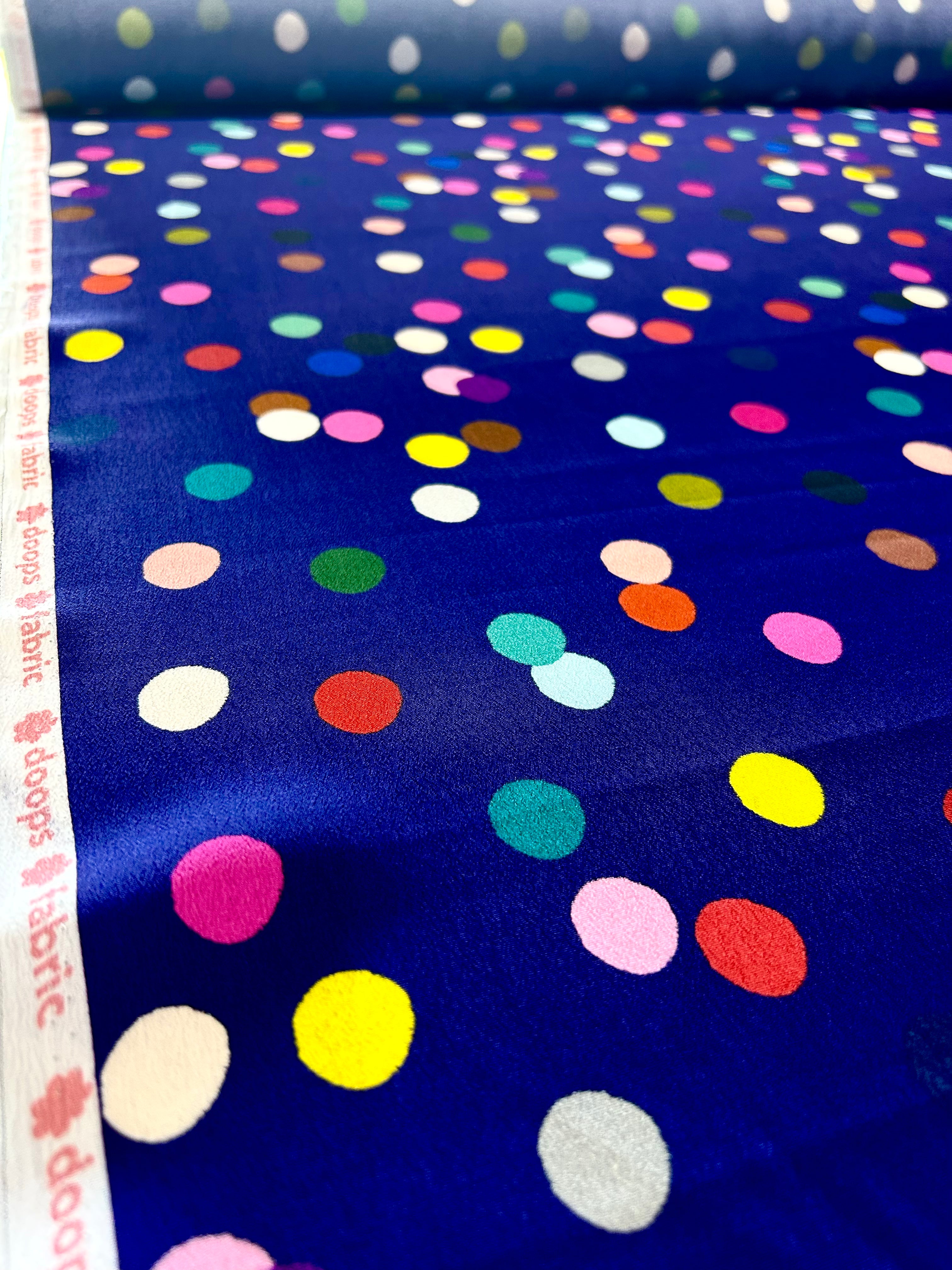 Confetti viscose crepe