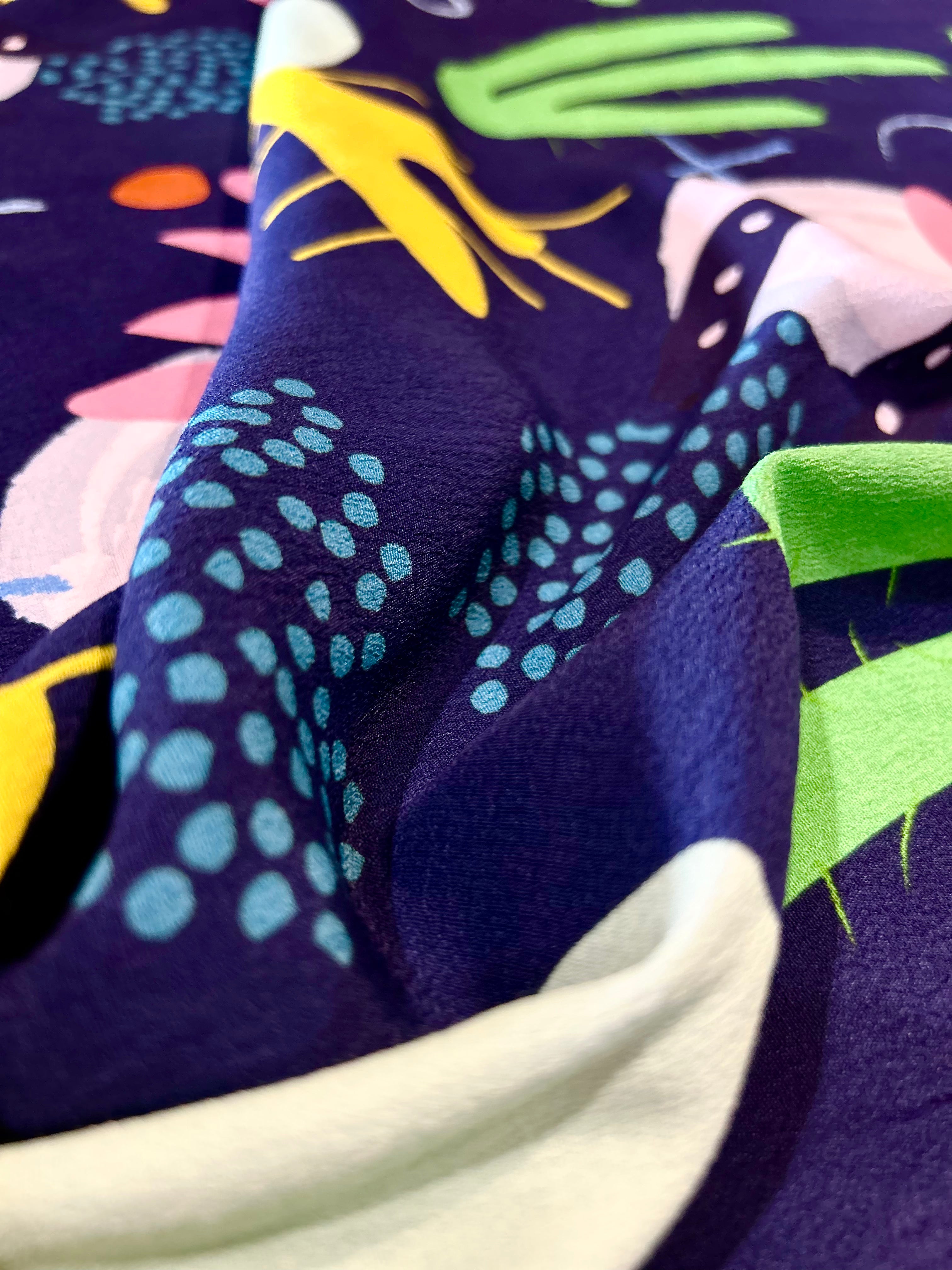 Cowgirl Cactus viscose crepe