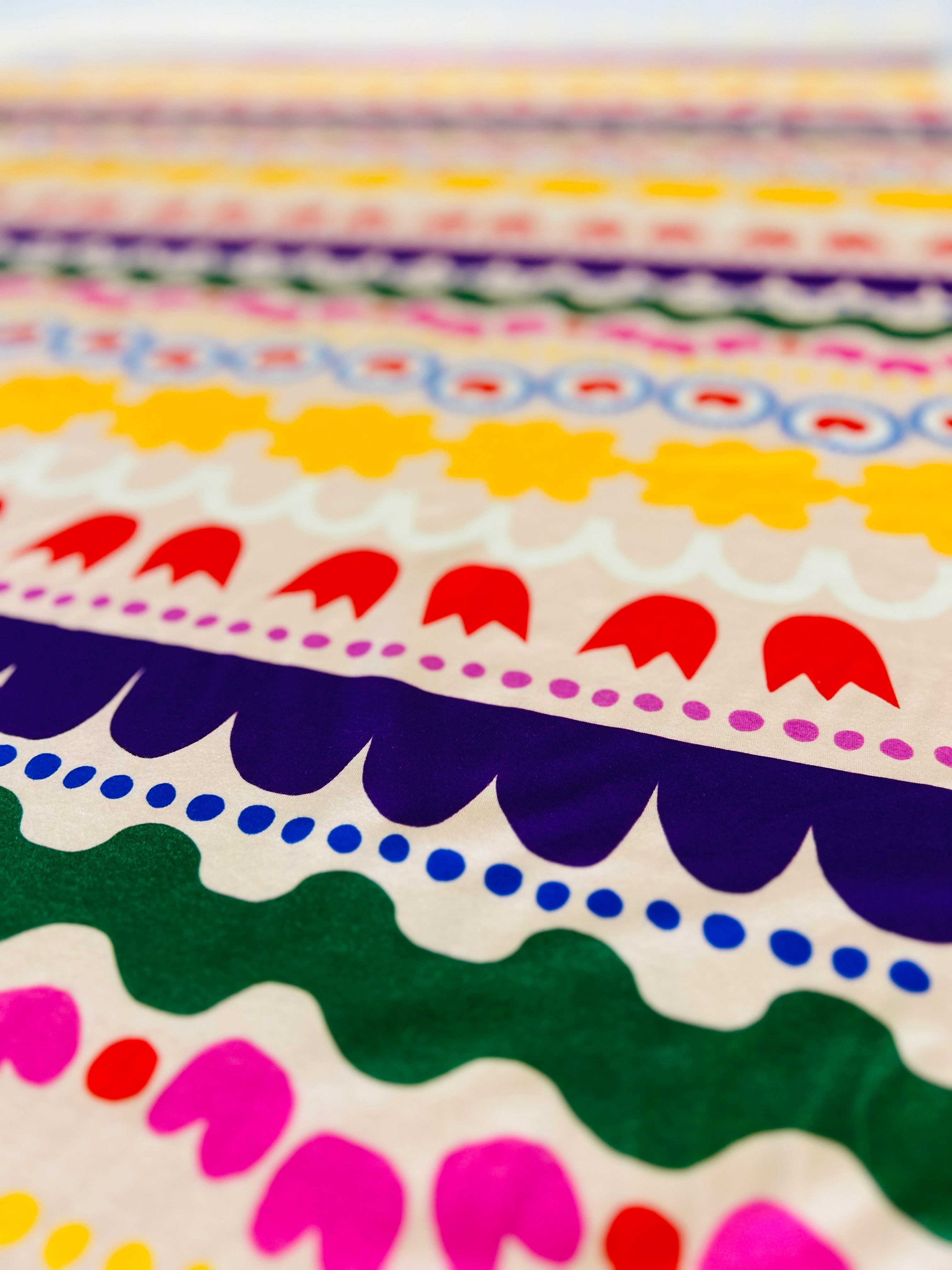 Swedish Love jersey  (CUT PIECE 1.8M $22)