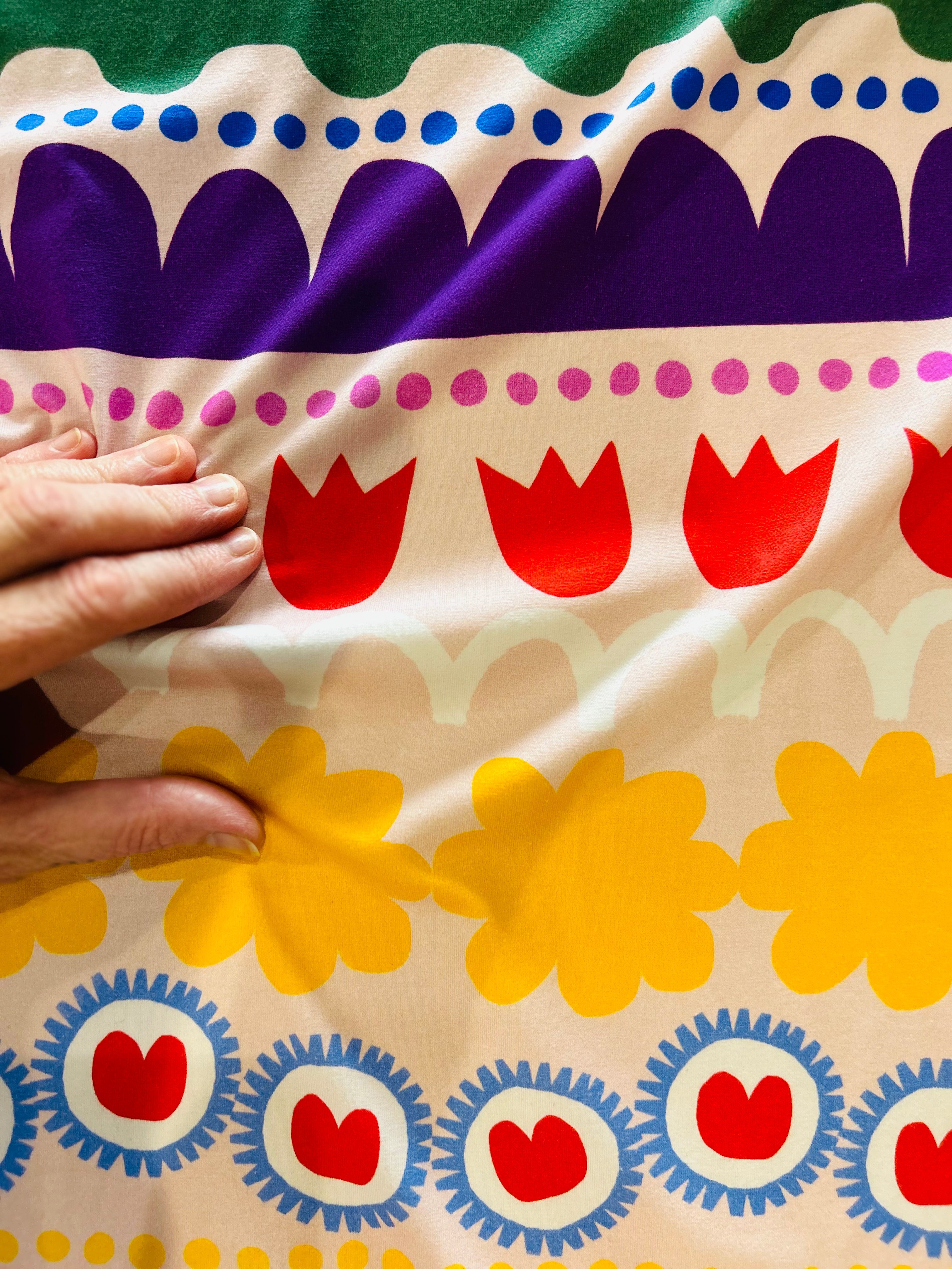 Swedish Love jersey  (CUT PIECE 1.8M $22)