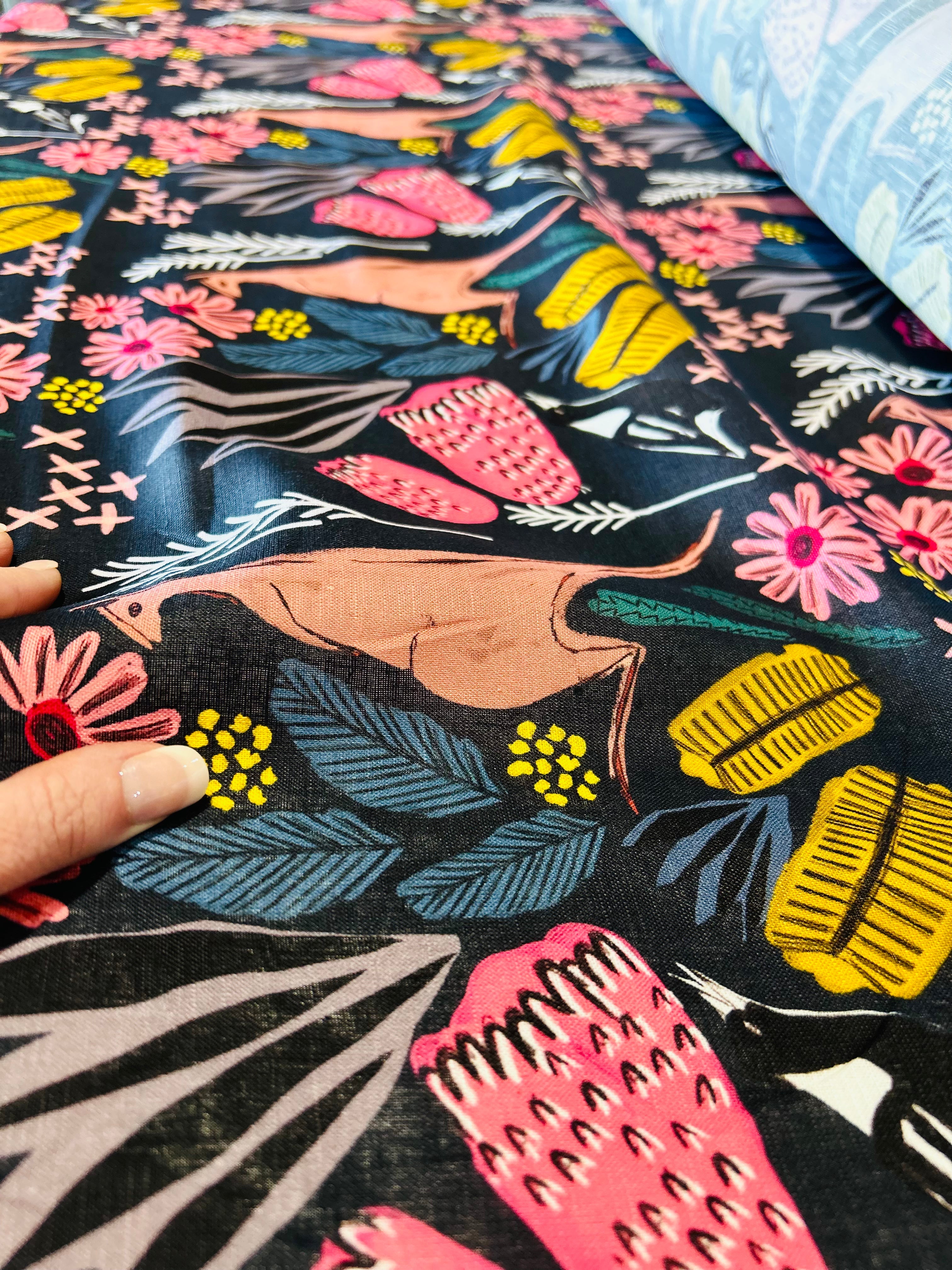 Cowley Fields organic cotton linen (CUT PIECE 4.1M $50)