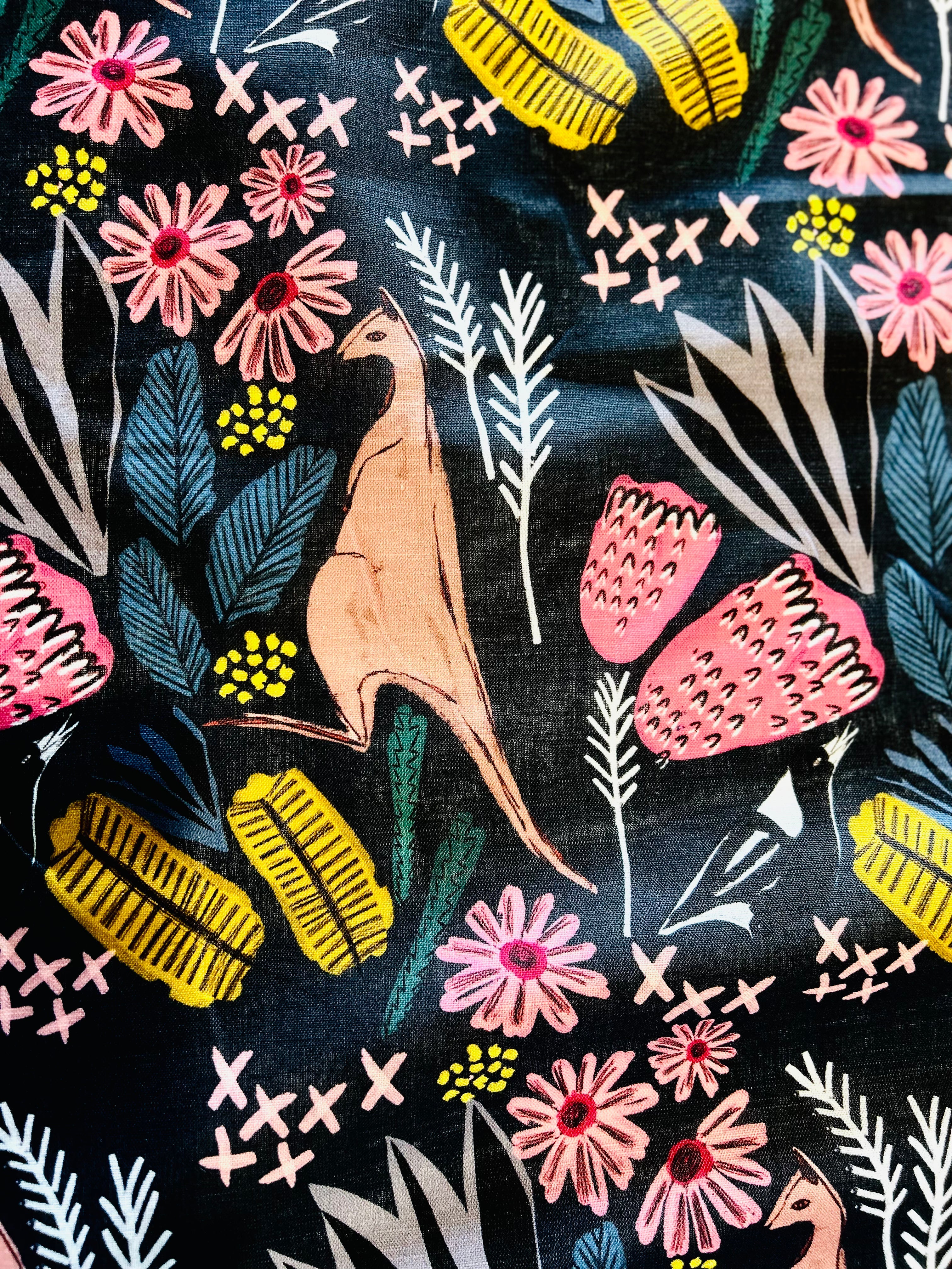 Cowley Fields organic cotton linen (CUT PIECE 4.1M $50)