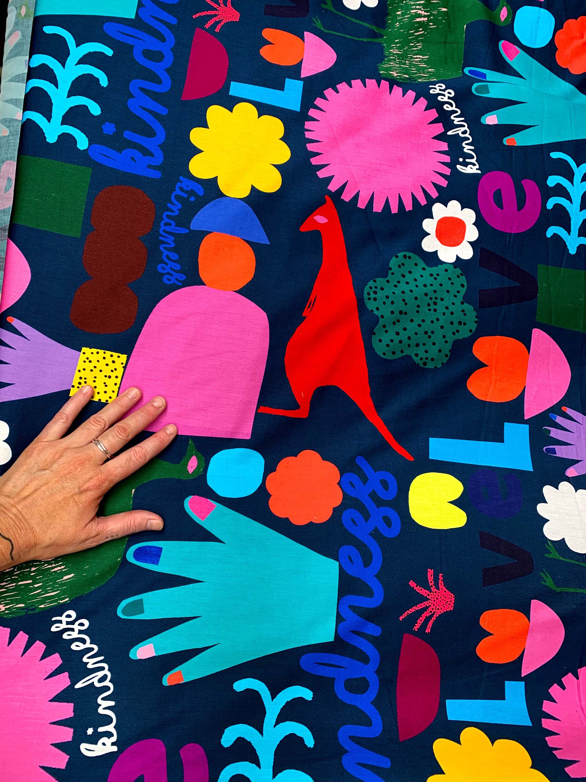 Kindness Play cotton  (CUT PIECE 1.2M $15)