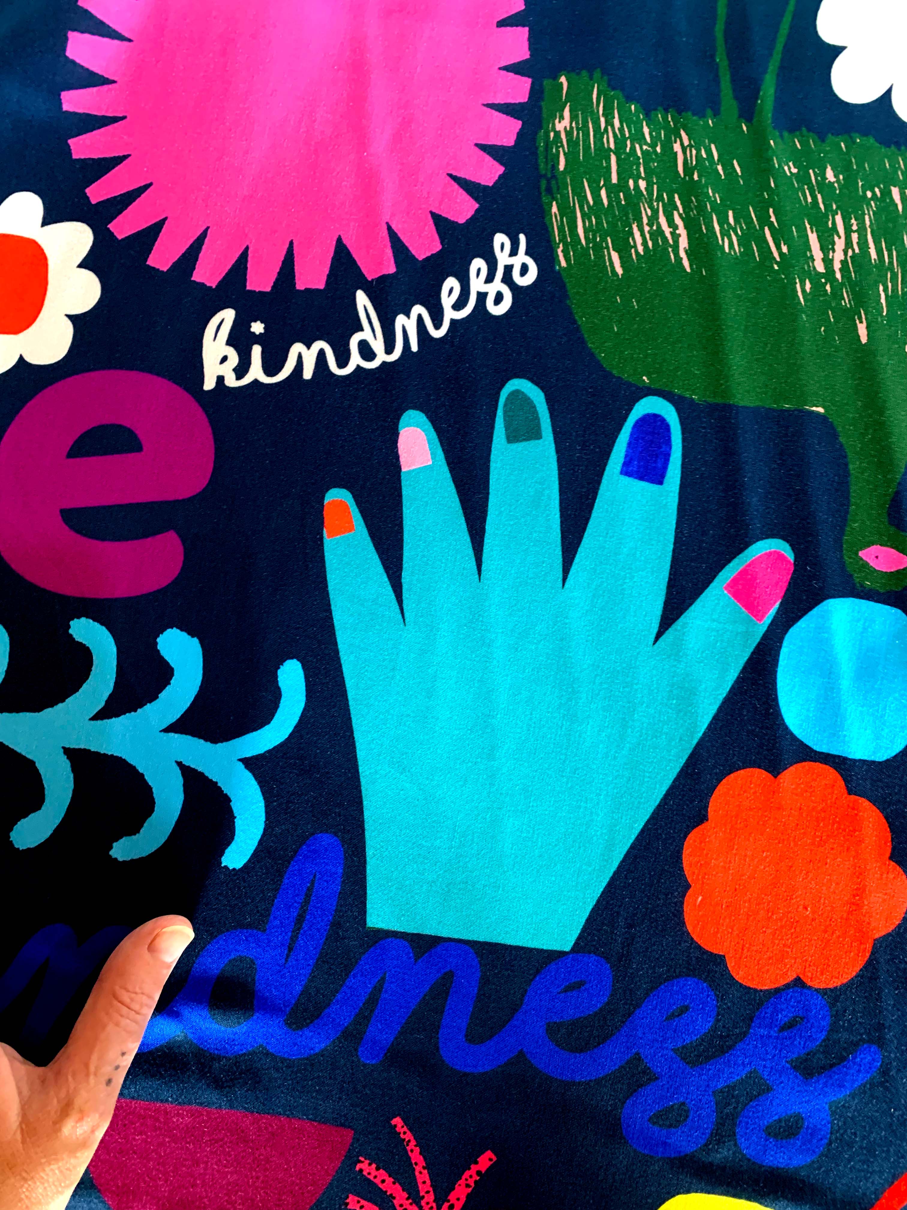 Kindness Play cotton  (CUT PIECE 1.2M $15)
