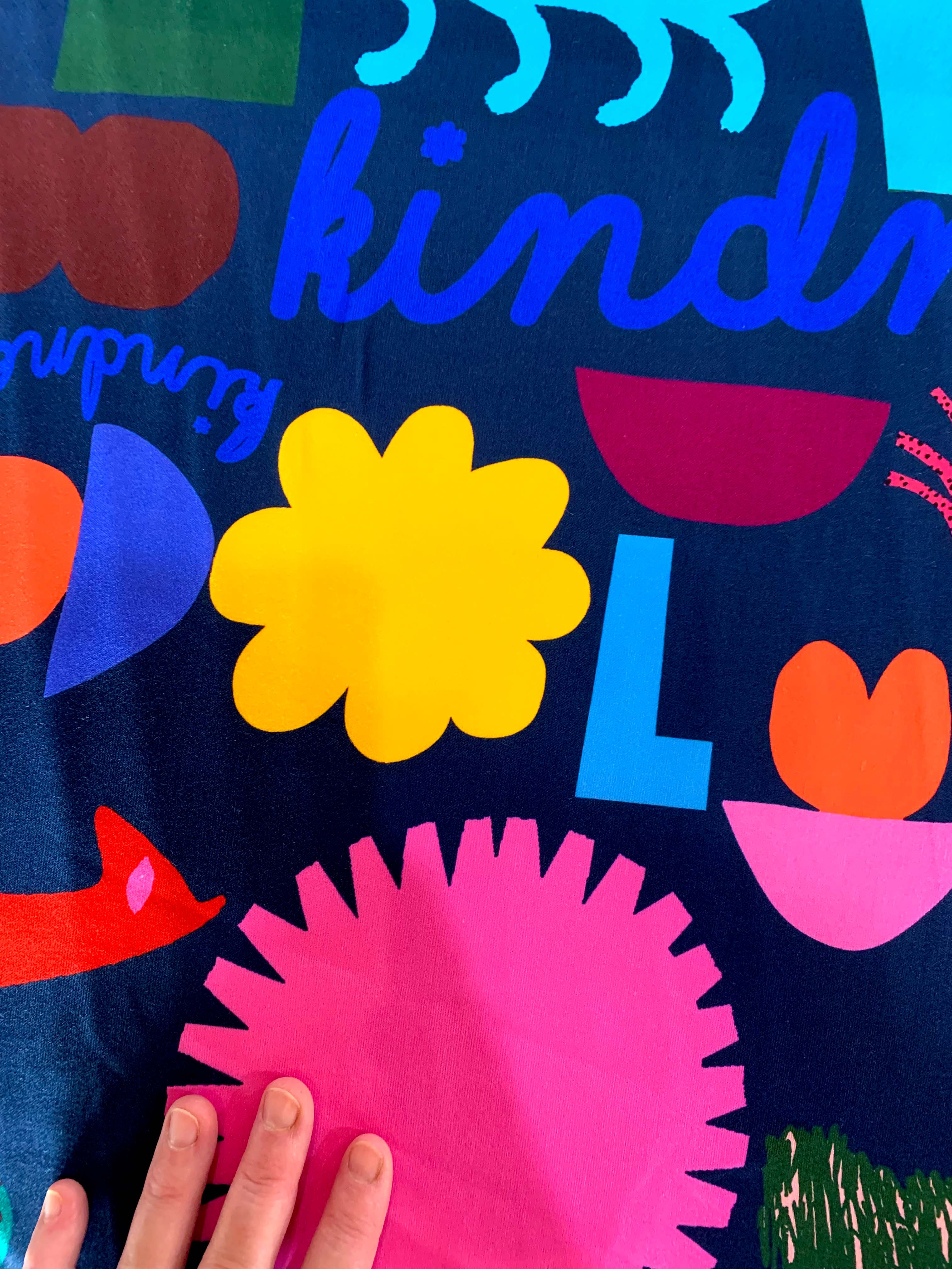 Kindness Play cotton  (CUT PIECE 1.2M $15)