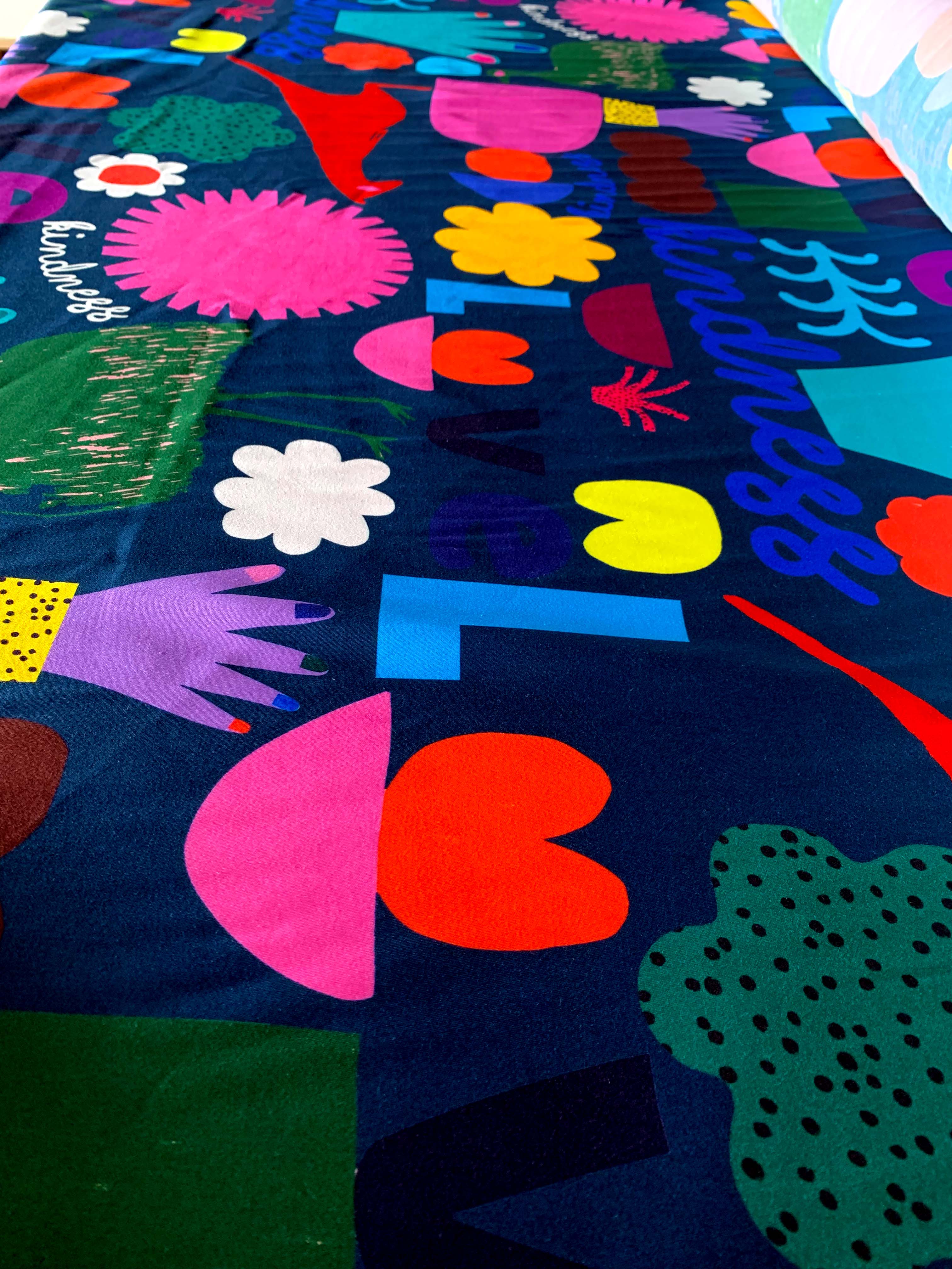 Kindness Play cotton  (CUT PIECE 1.2M $15)