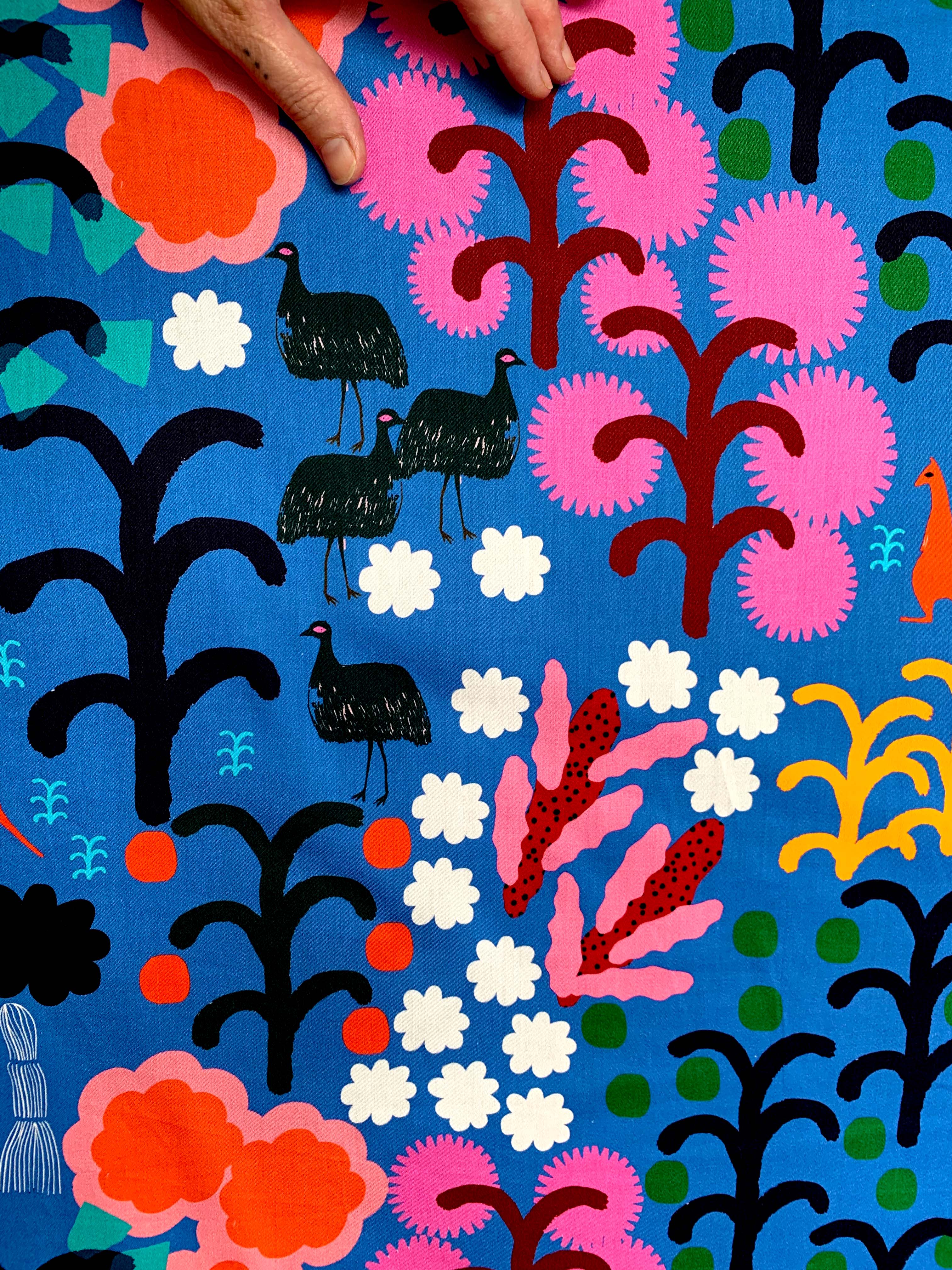 Sweet Kangaroo Valley cotton (CUT PIECE 2M $30)