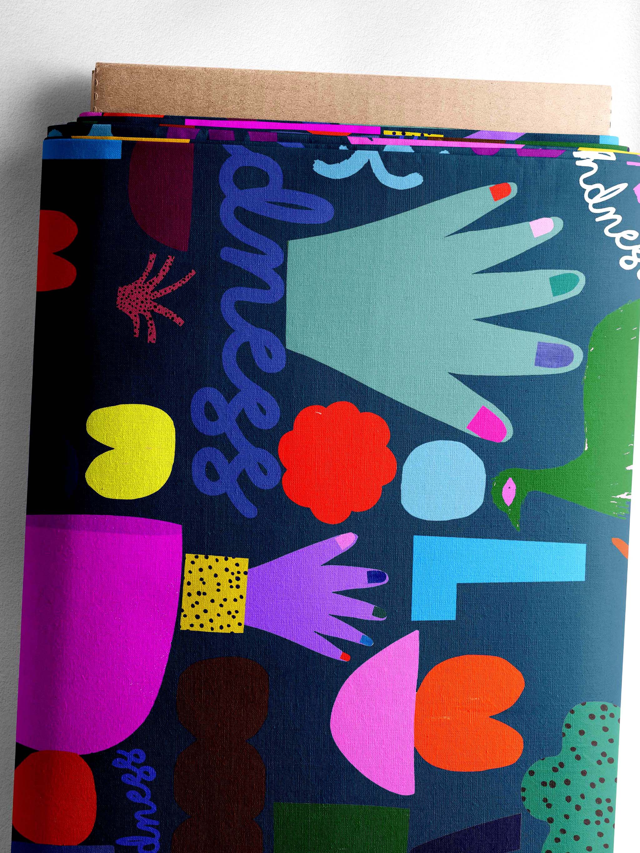 Kindness Play cotton  (CUT PIECE 1.2M $15)