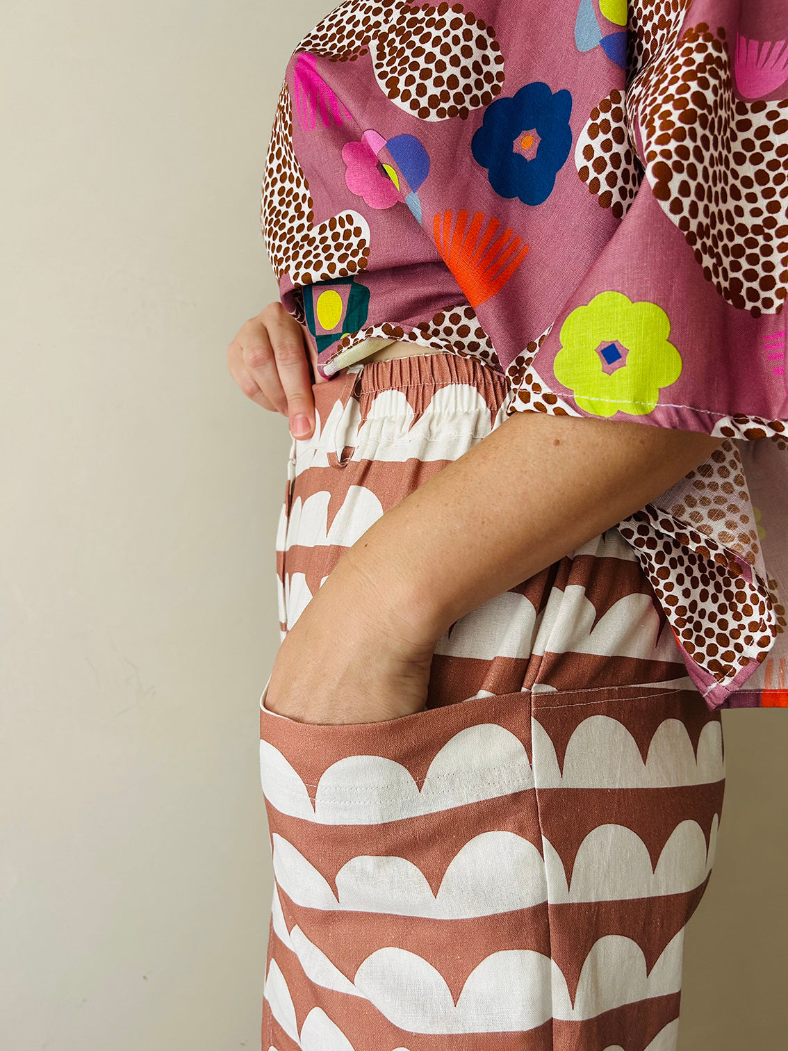 Ocha Hills 100% linen cotton pants