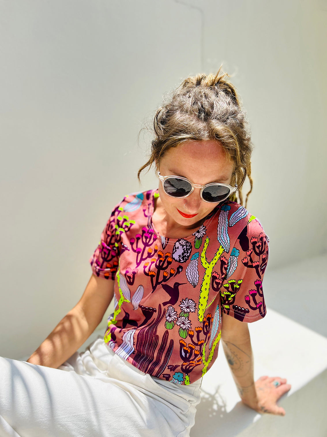 Honey Bloom Jersey Top