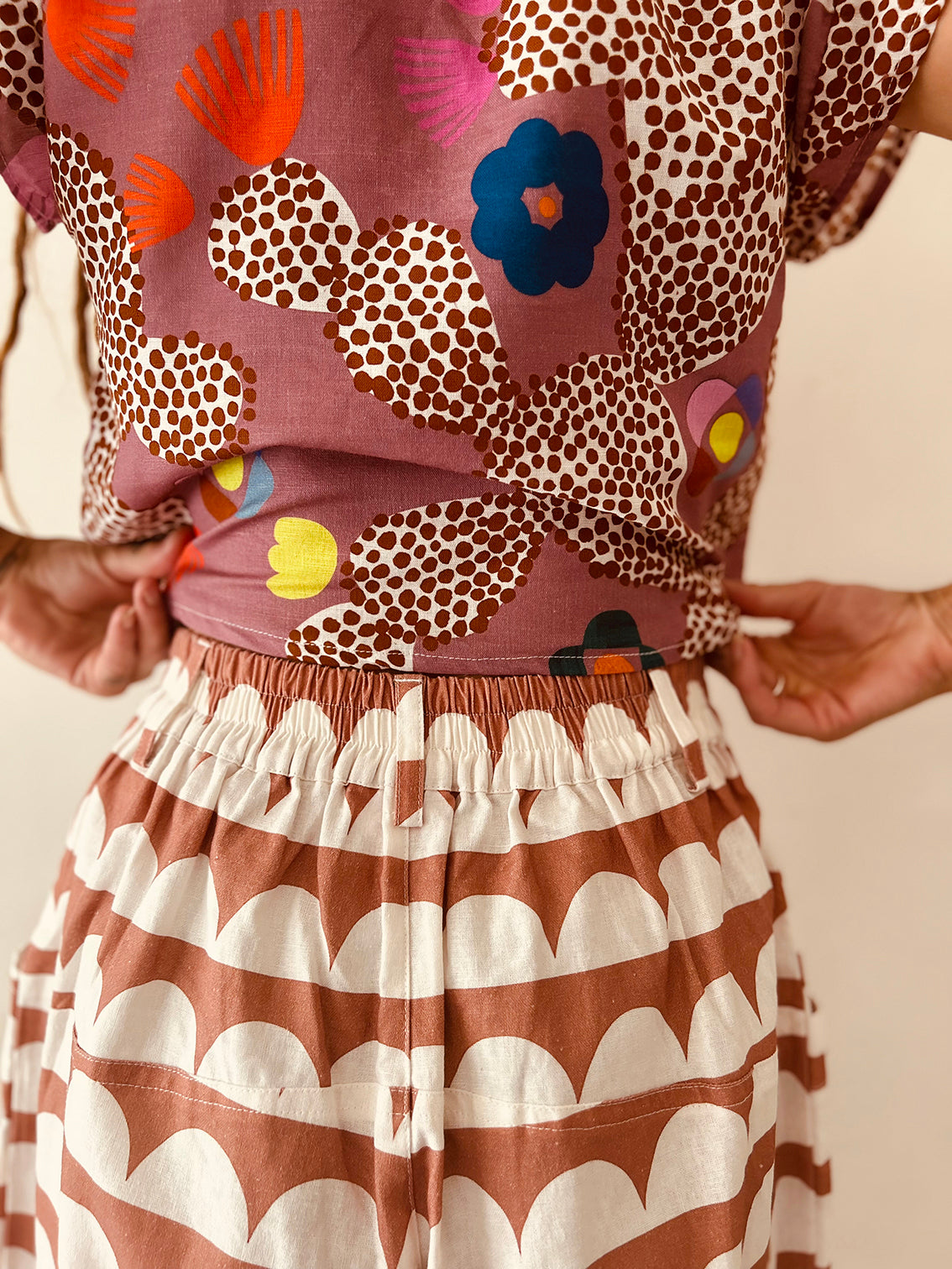 Ocha Hills 100% linen cotton pants