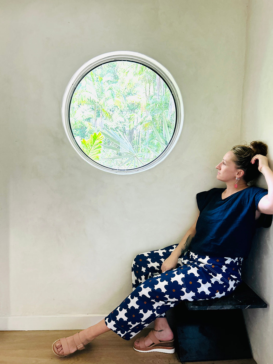 Bloom 100% linen cotton pants