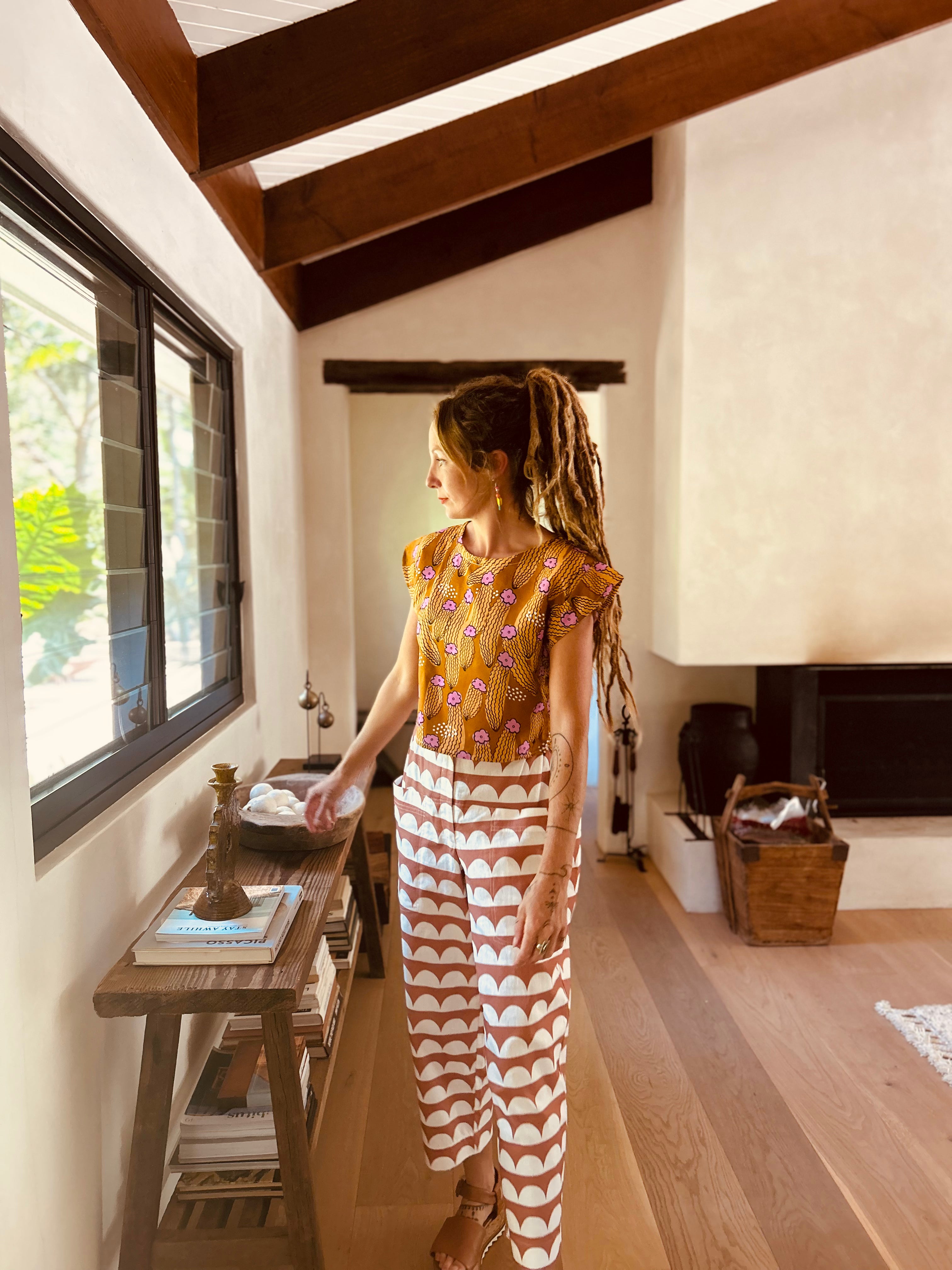 MiLii cotton linen top