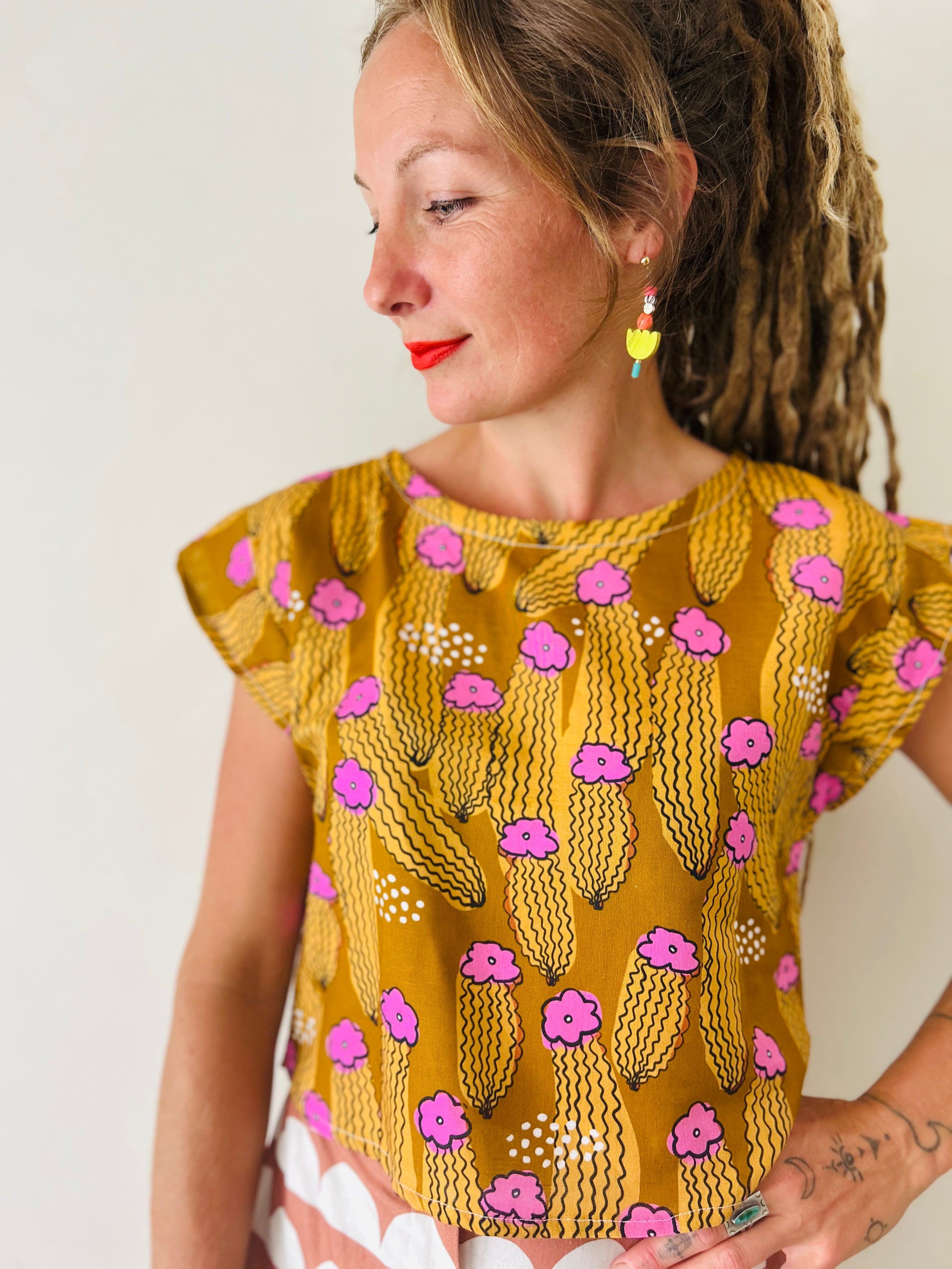 MiLii cotton linen top