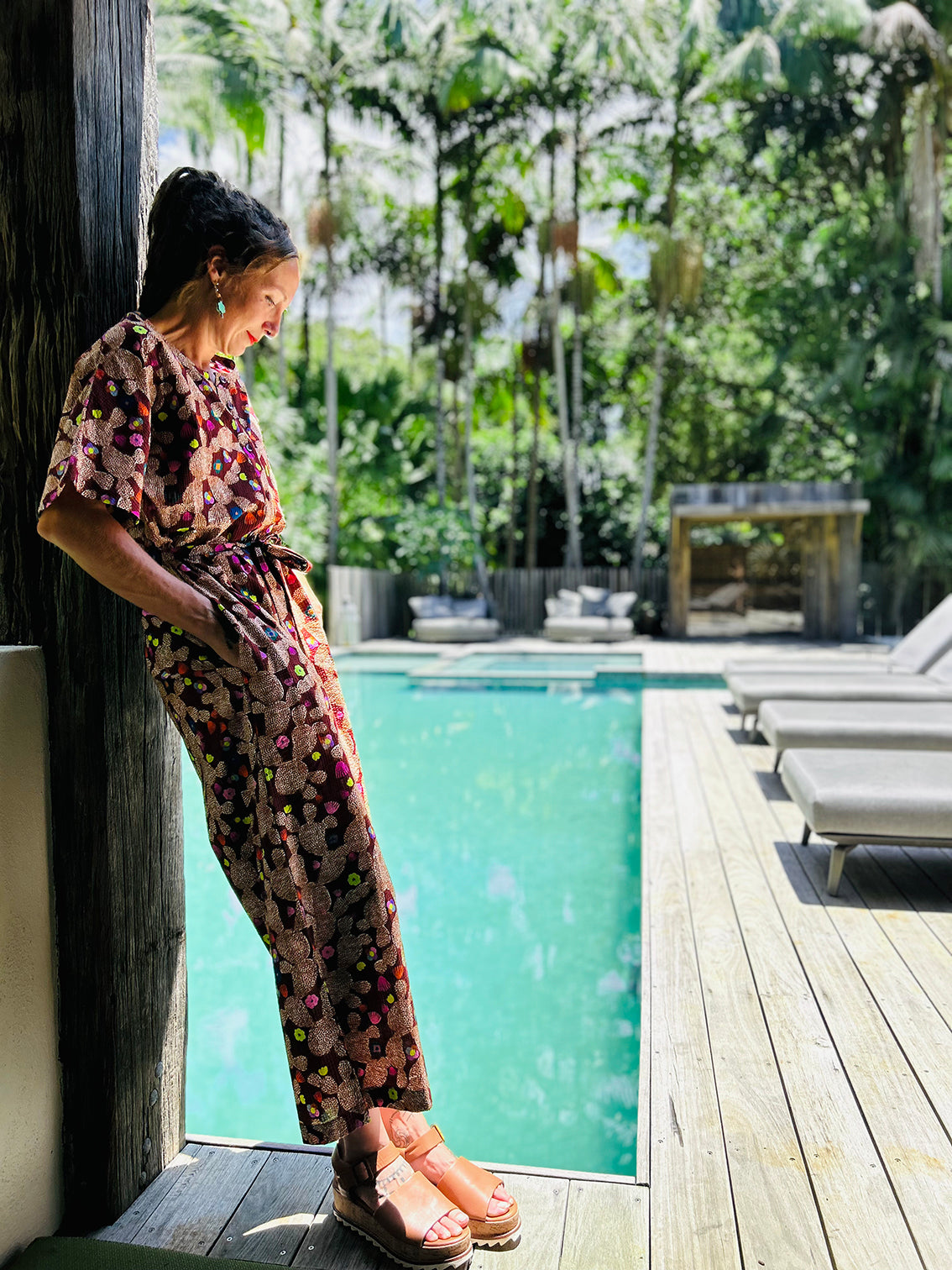 Cacti Play seersucker jumpsuit