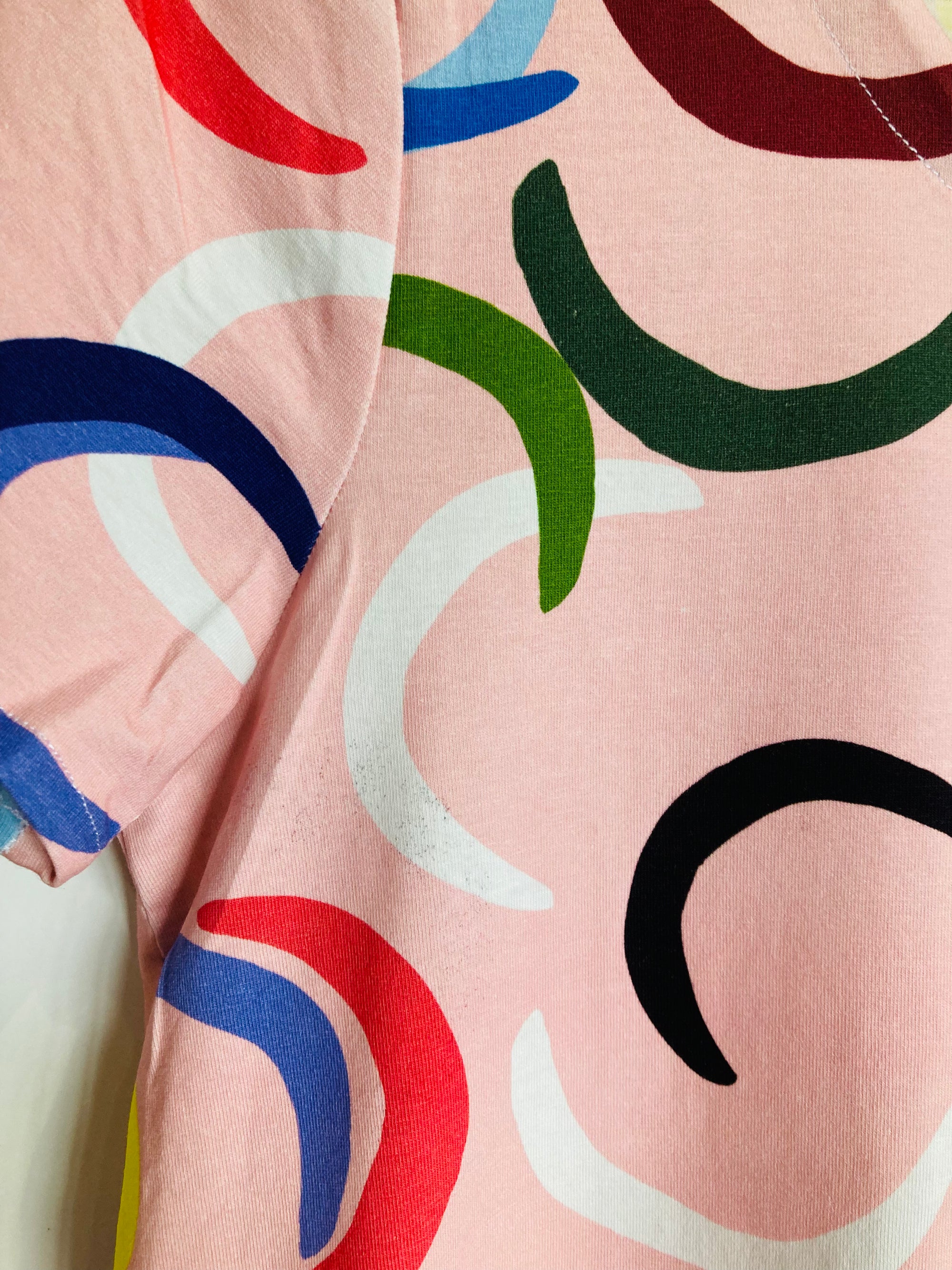 (LAST ONE) Colour Petals (peach) jersey Tshirt SMALL MARKS