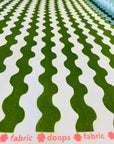 Seaweed organic cotton linen (CUT PIECE 50CM $5)