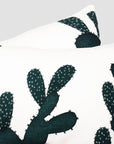 Linen Cactus pillow cases (screen printed) original doops piece