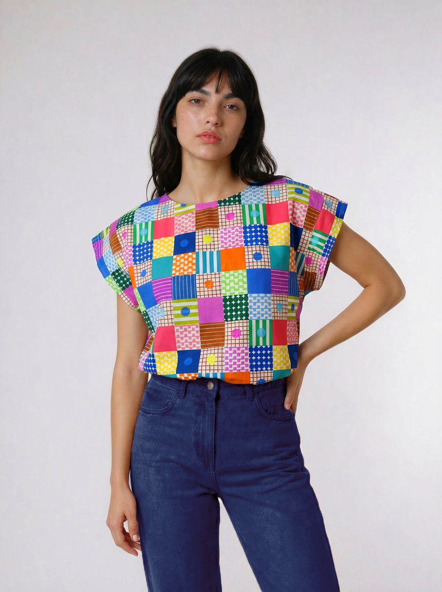 Artist Quilt cotton top ~ last one