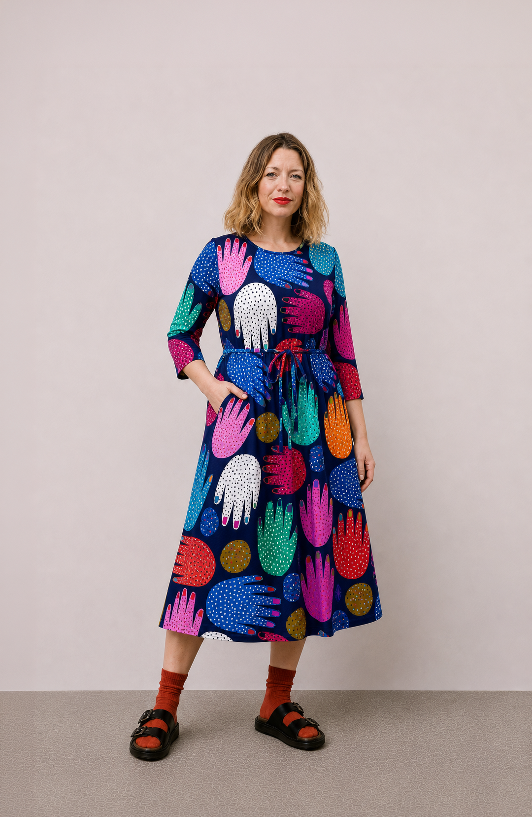 New Hands Jersey Dress