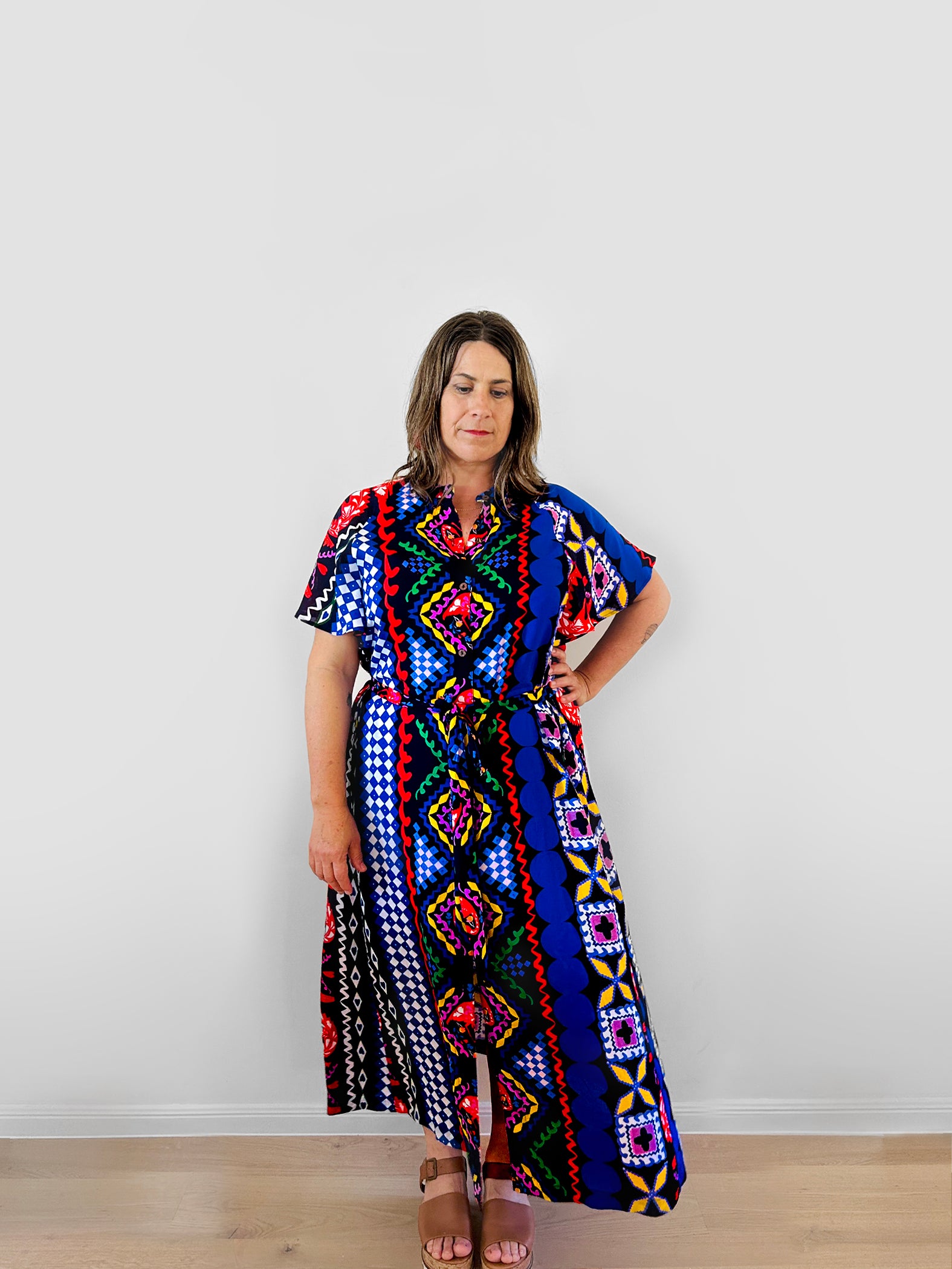 Te Emo dress 100% cotton voile