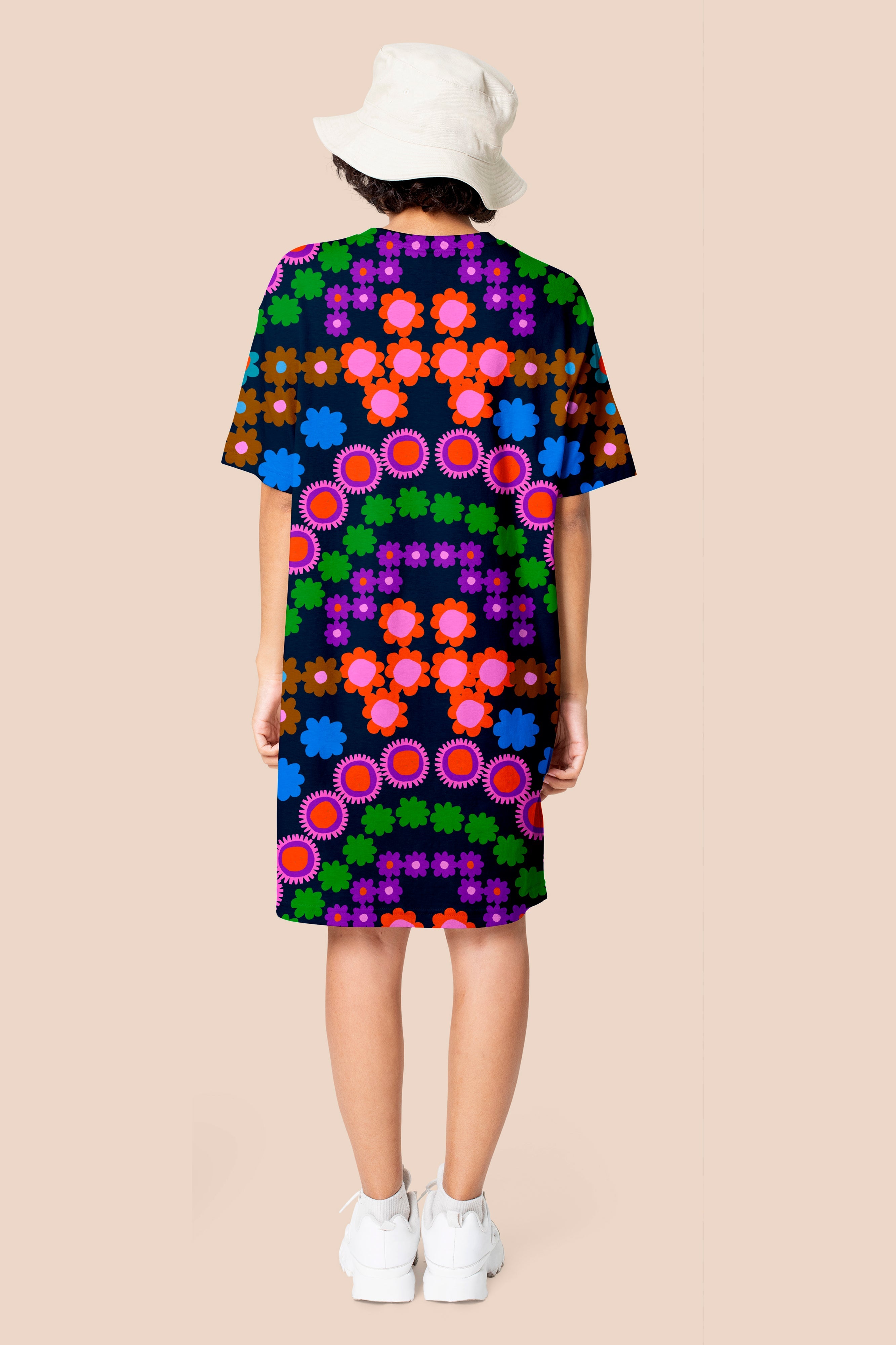 Flower Power jersey (CUT PIECE 2M $30)