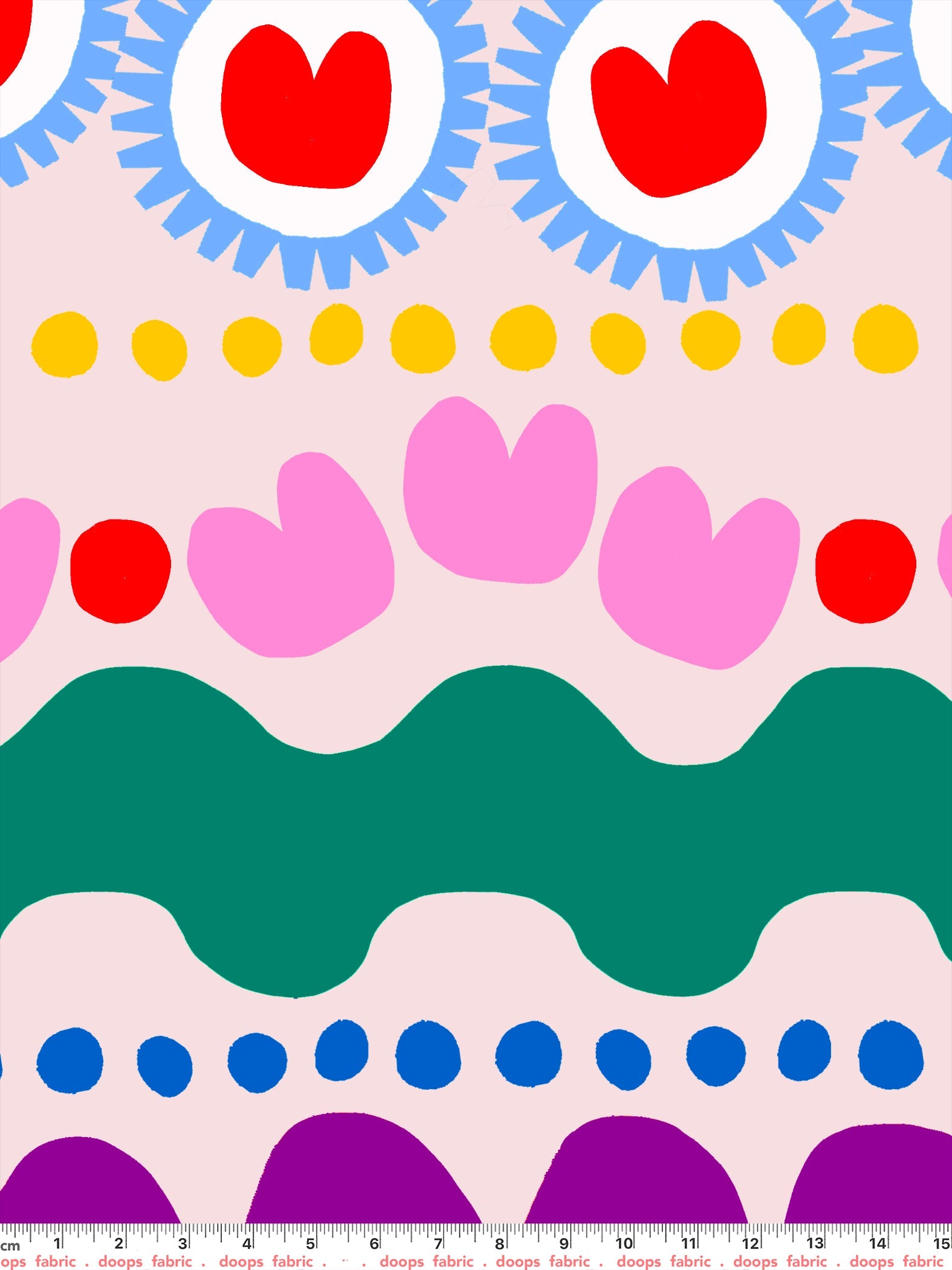 Swedish Love jersey  (CUT PIECE 1.8M $22)