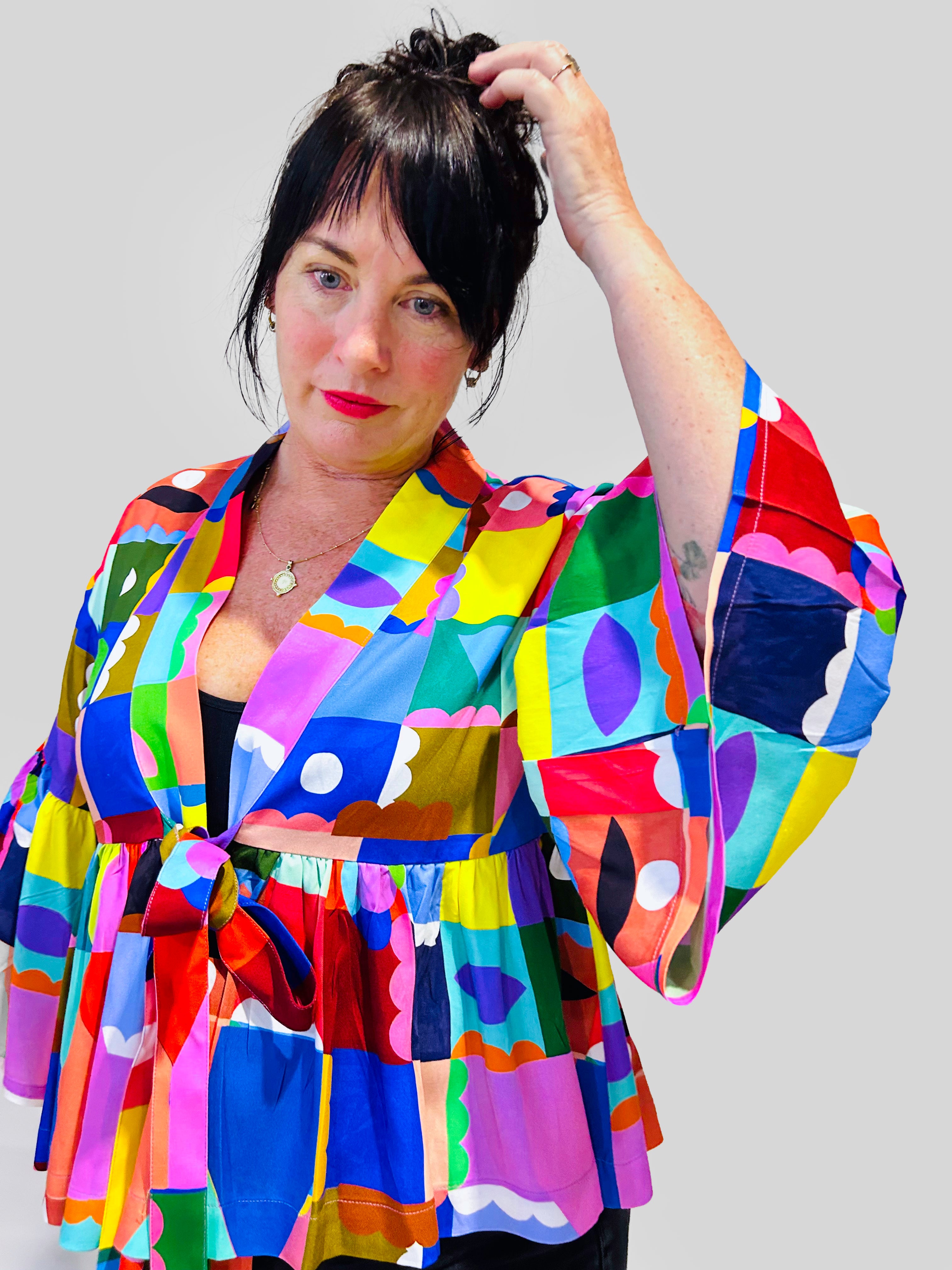 The Artist Colour Palette Kimono Top/Jacket