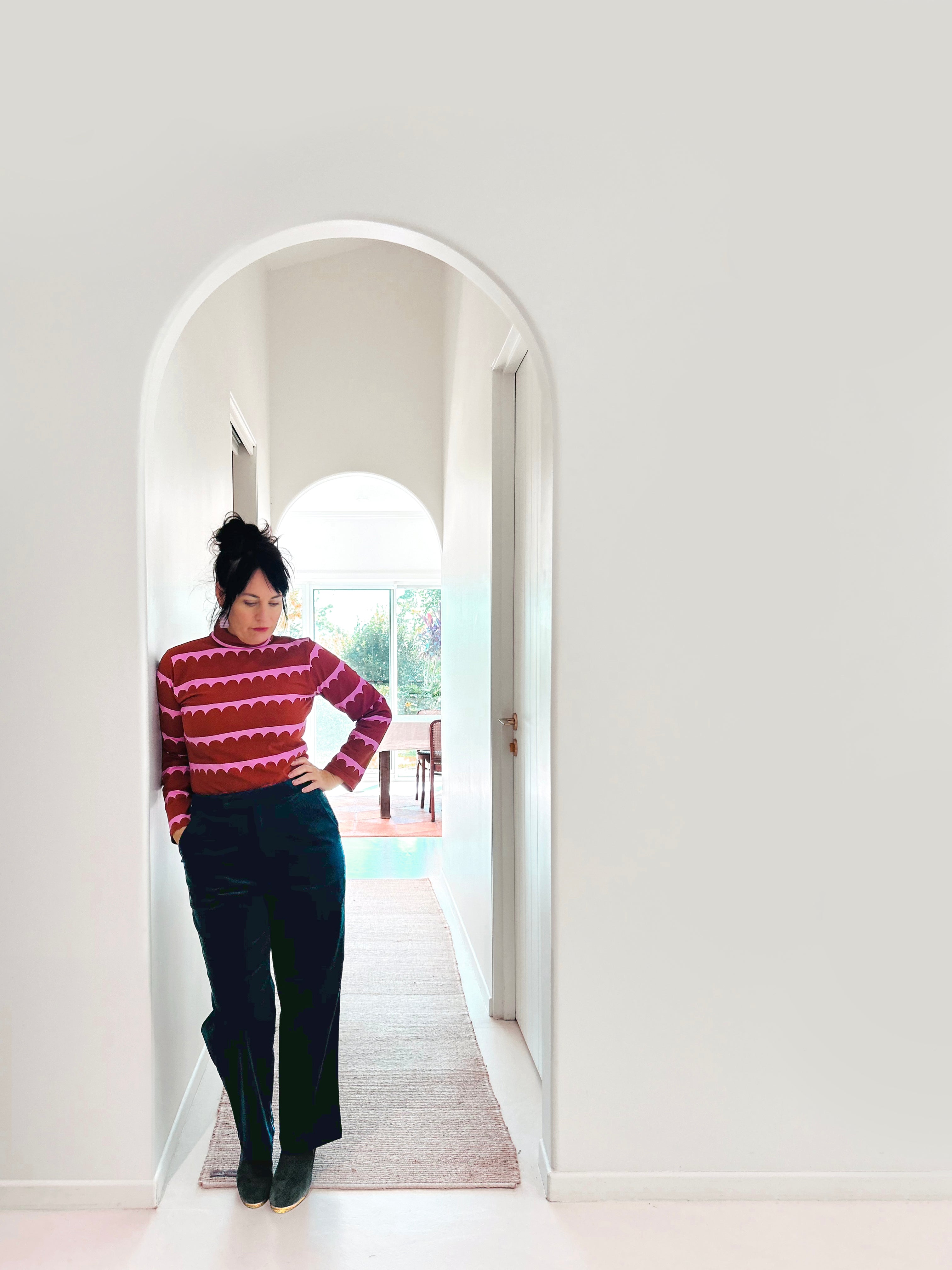 Chestnut Hills Turtleneck Top