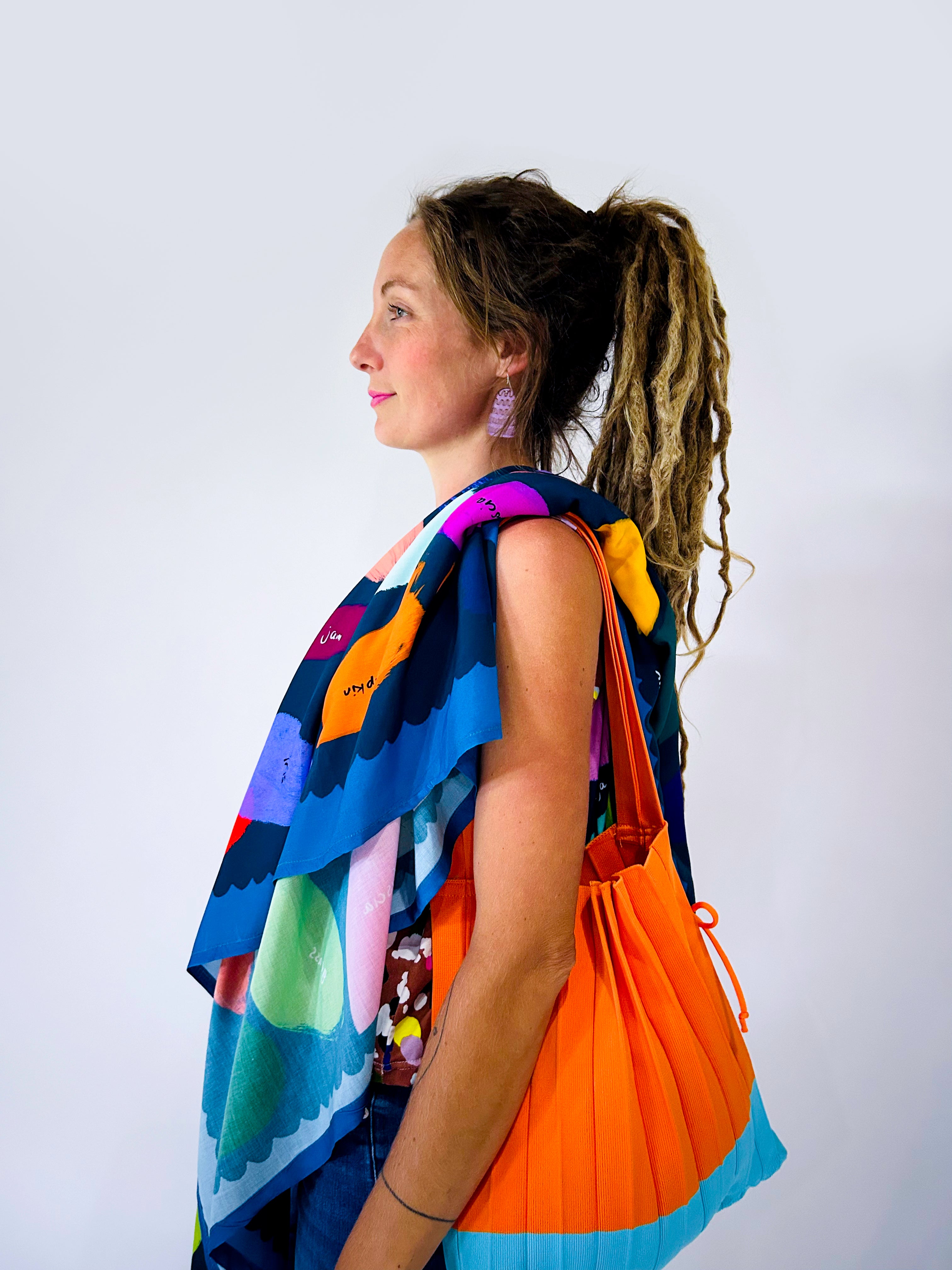 Colour Palette 95% cotton 5% Silk Scarf/Sarong