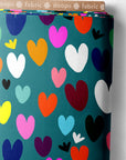 Bright Hearts (teal)