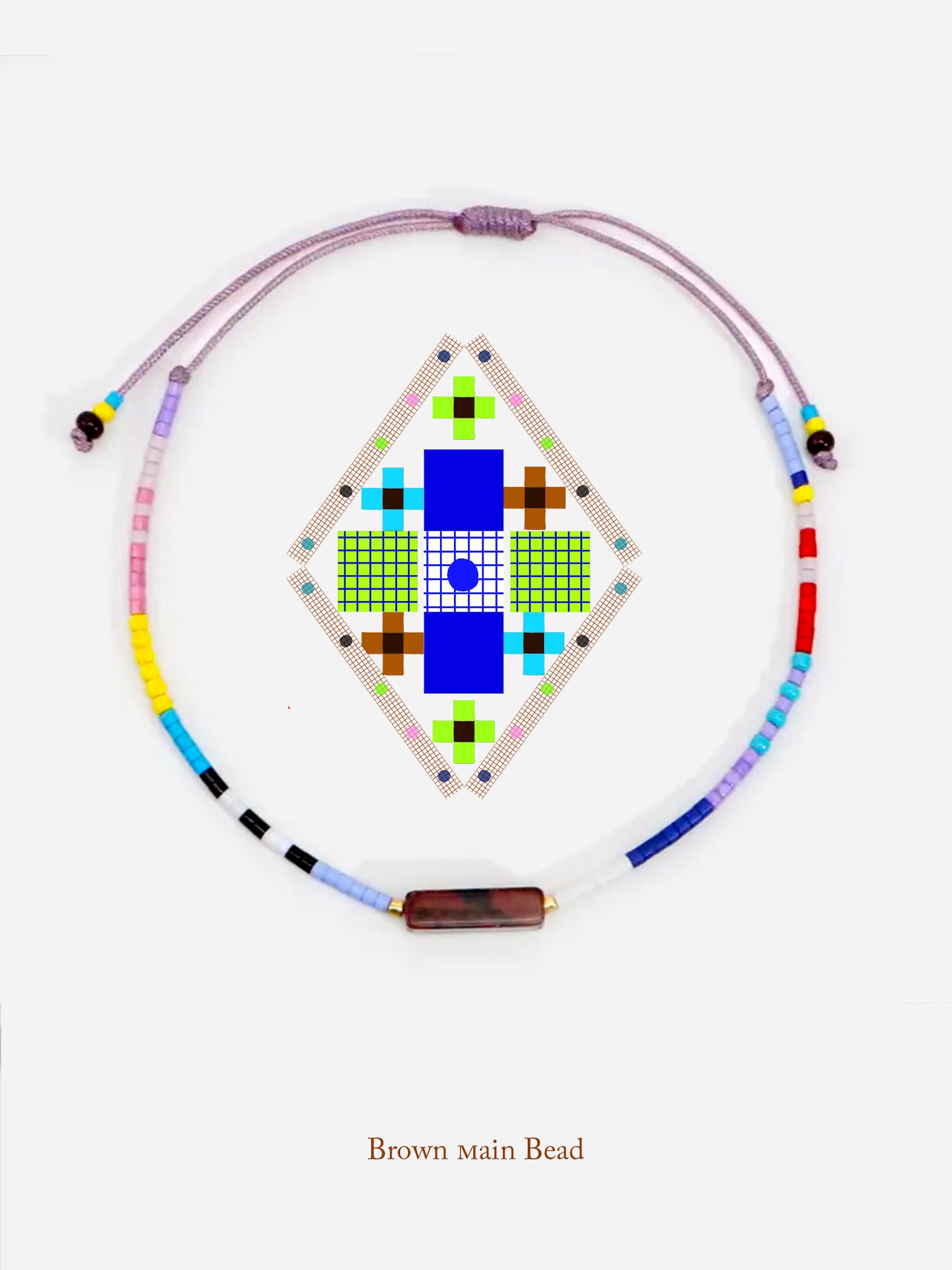Stitch To Stitch Decorated Multicolour Beaded Bracelet's